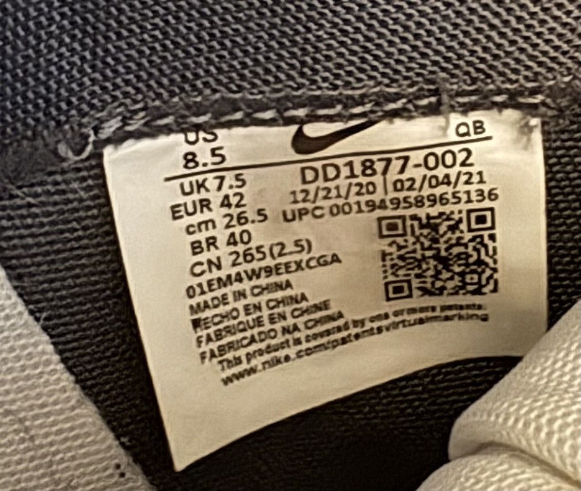 Nike × Sacai Grey Nike x Sacai blazer lows Size US 8.5 / EU 41-42 - 7 Thumbnail