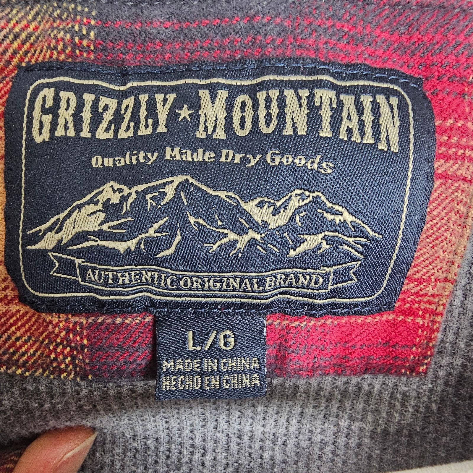 Dakota Grizzly Grizzly Mountain Mens Plaid Flannel Shacket Sz L Snap Lined Size US L / EU 52-54 / 3 - 7 Thumbnail