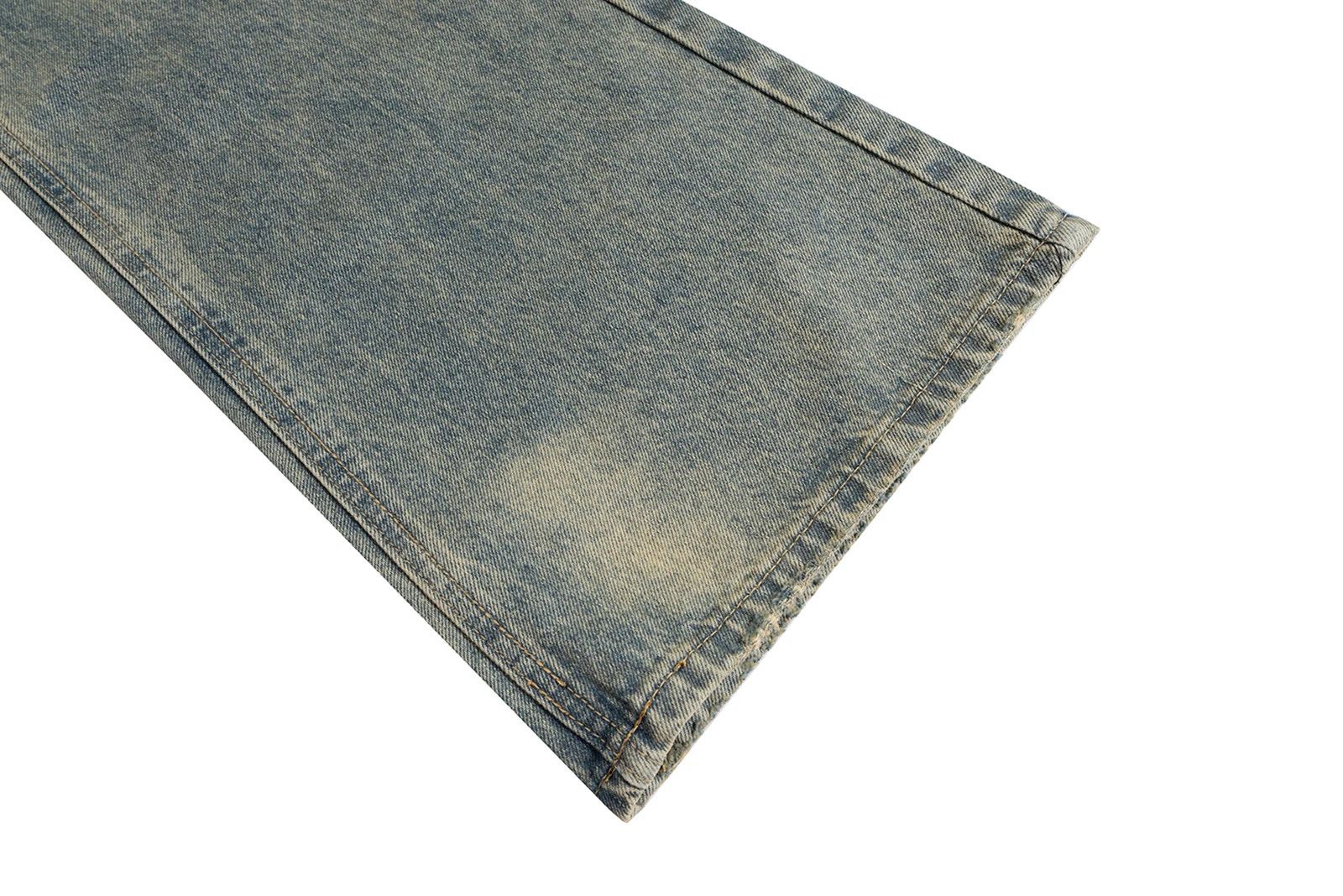 Japanese Brand × Vintage Washed Distressed Holes Flare jeans Size US 31 - 8 Thumbnail