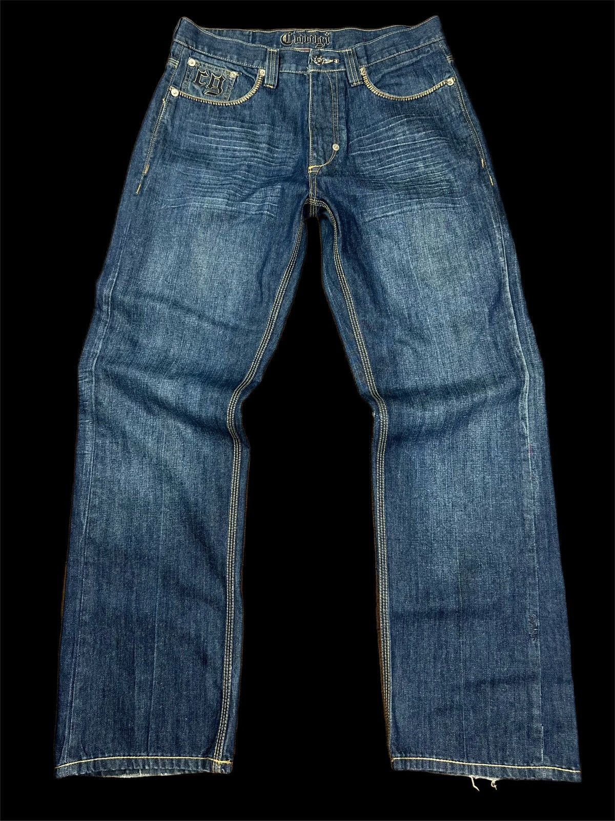 Coogi Coogi Wide Leg Embroidered Jeans Size US 34 / EU 50 - 2 Thumbnail