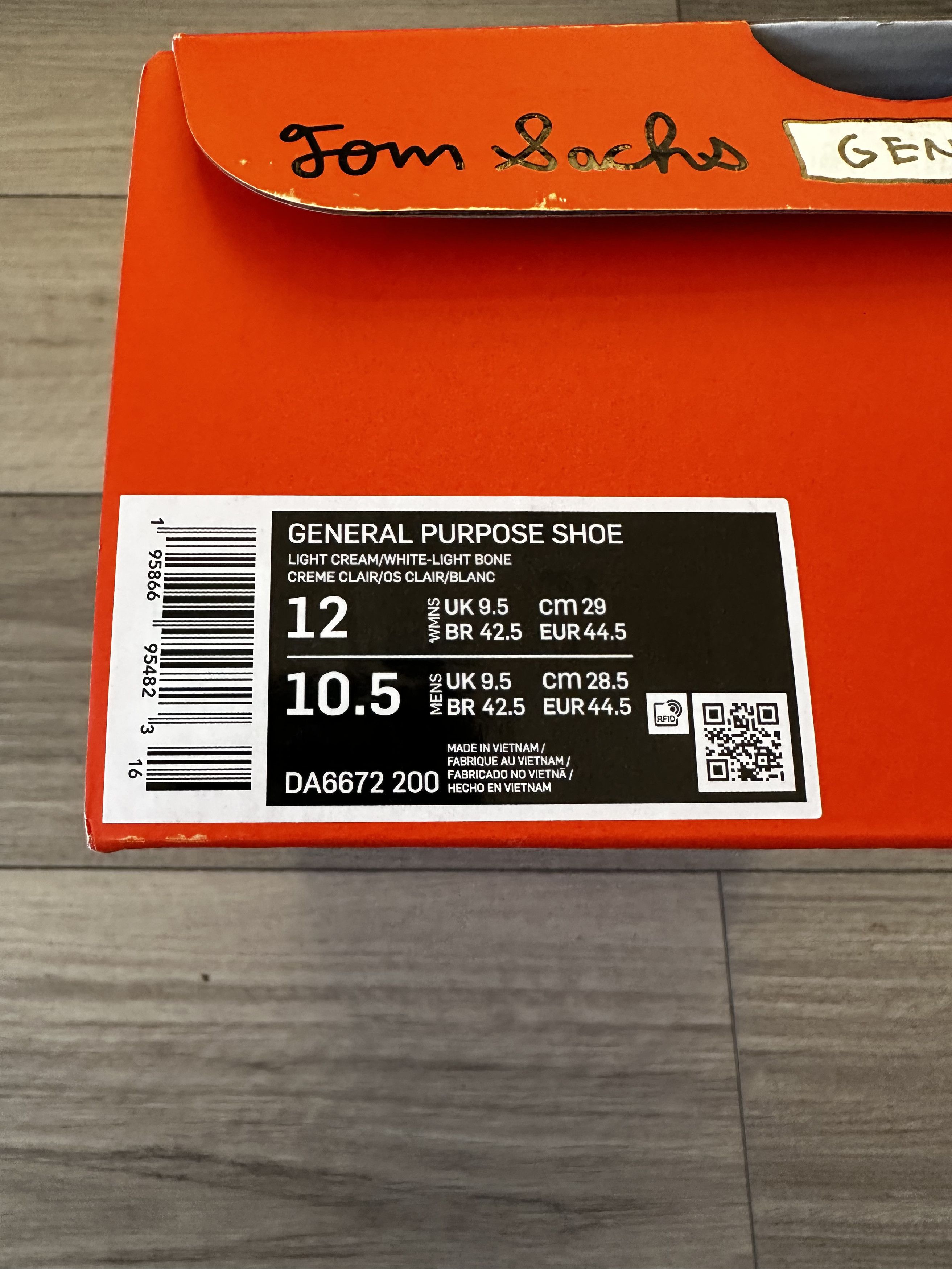 Nike × Tom Sachs Nike x Tom Sachs 2002 General Purpose Shoe Size US 10.5 / EU 43-44 - 7 Thumbnail