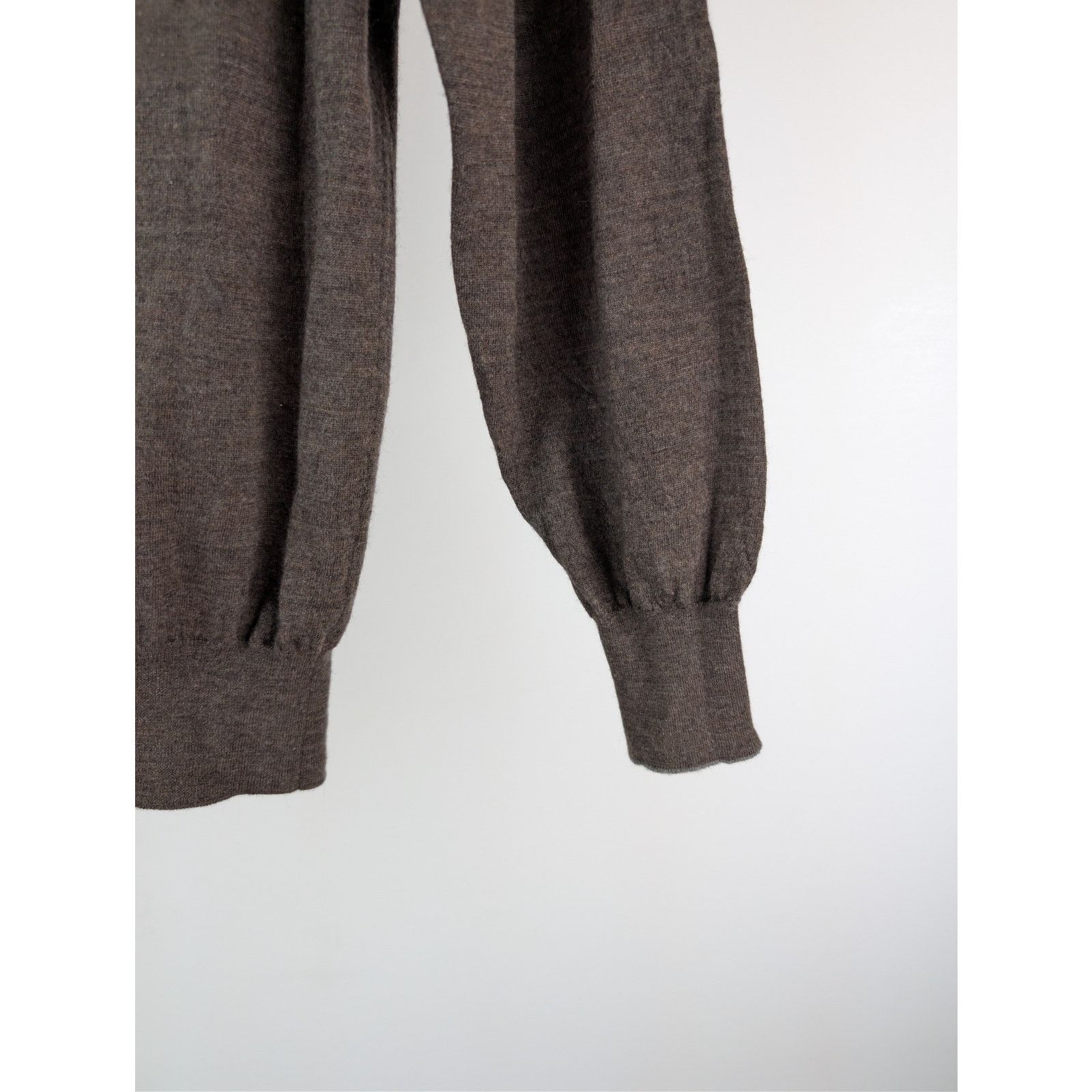 Brunello Cucinelli o1rshd1 CC20 Sweater in Dark Brown Size US M / EU 48-50 / 2 - 13 Thumbnail