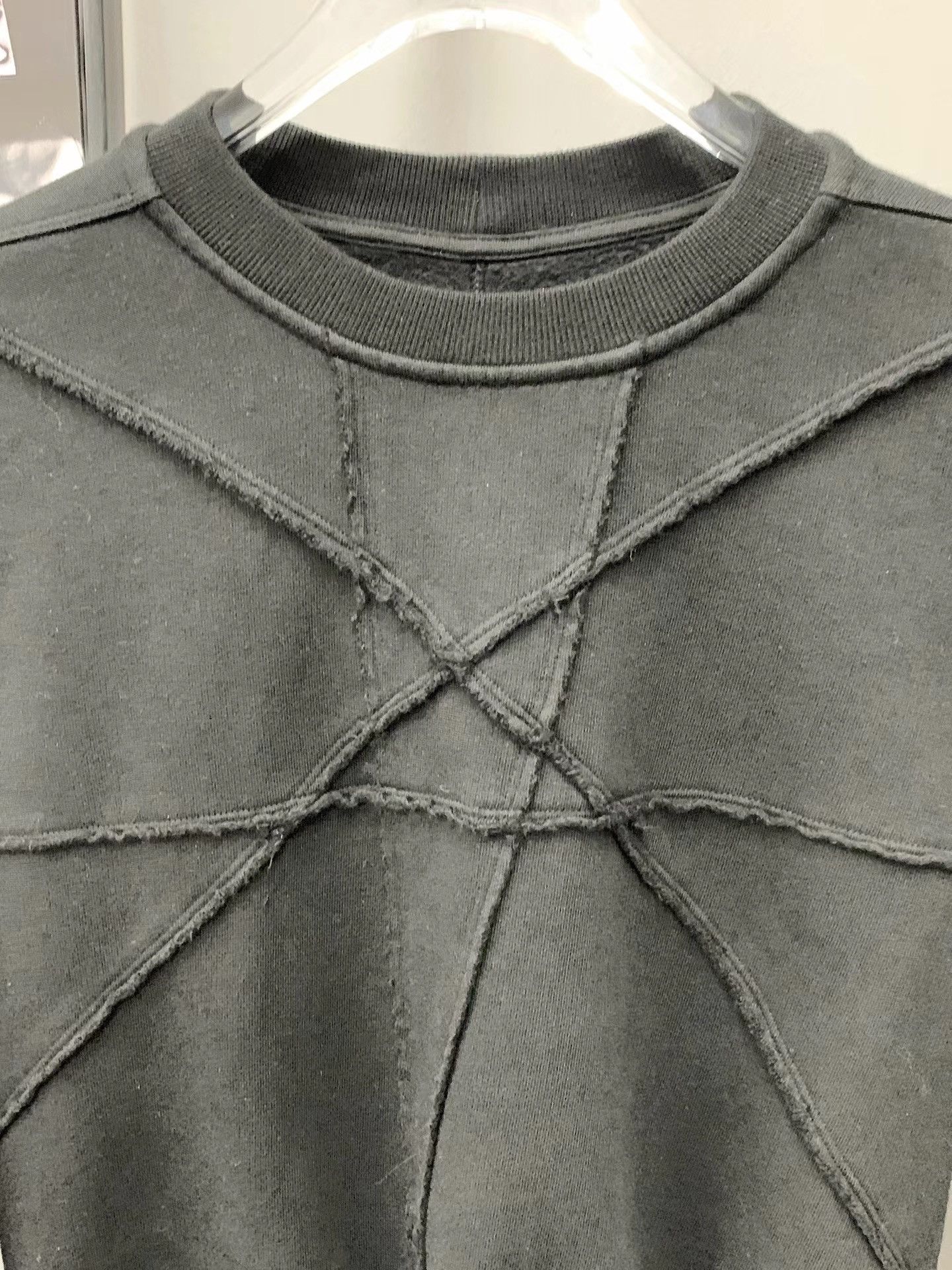Rick Owens Rick Owens 23SS Black Pentagram Cropped Hoodie K34 Size M / US 6-8 / IT 42-44 - 4 Thumbnail