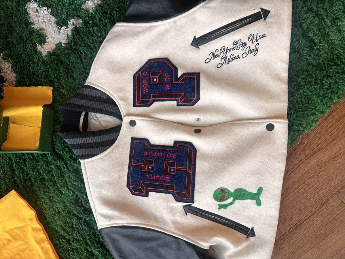 Heron Preston SOLD OUT Heron Preston Patched Crop Leather Varsity Jacket Size M / US 6-8 / IT 42-44 - 9 Thumbnail