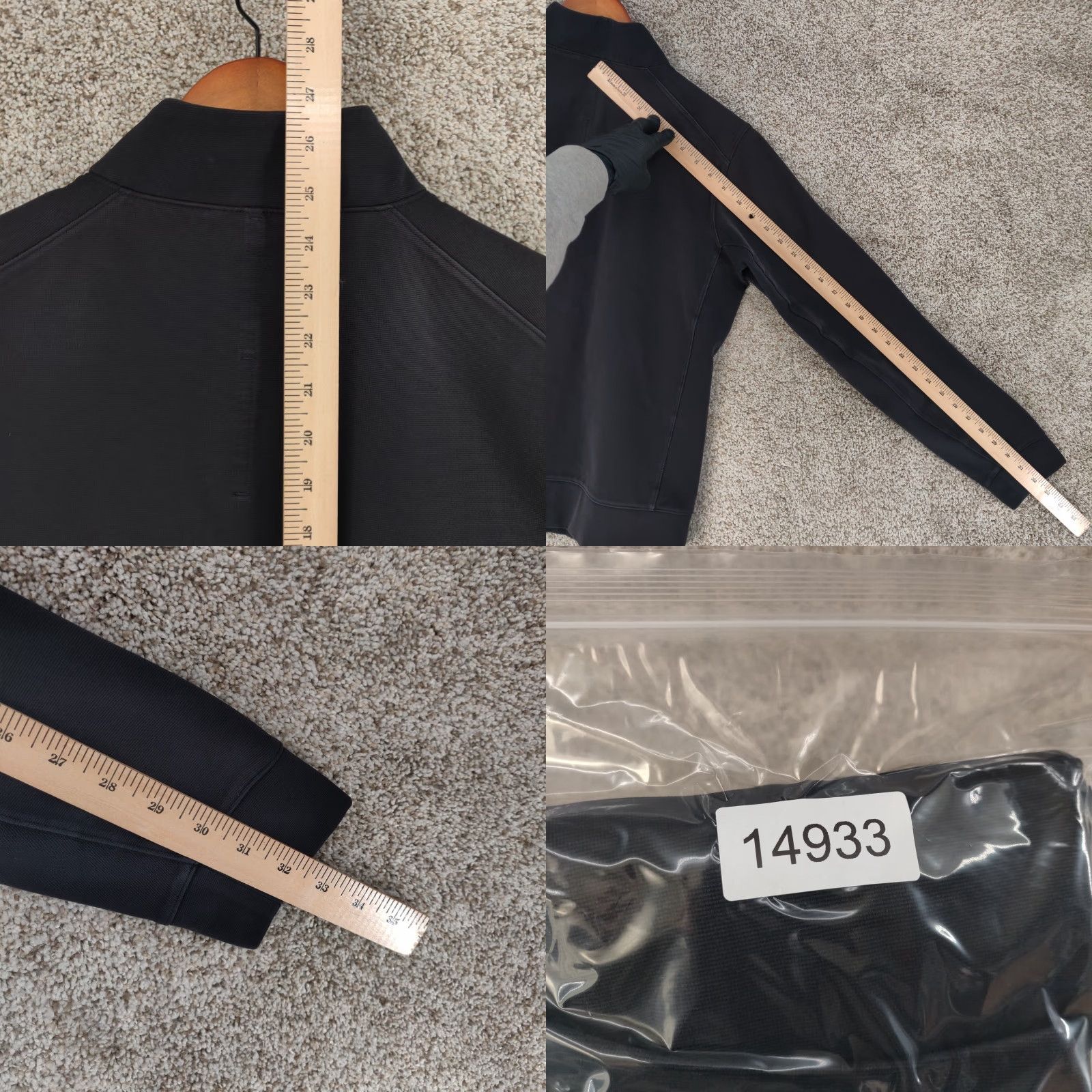 Lululemon Lululemon Sojourn Jacket Mens Small Black Full Zip Pockets Performance Size US S / EU 44-46 / 1 - 10 Thumbnail