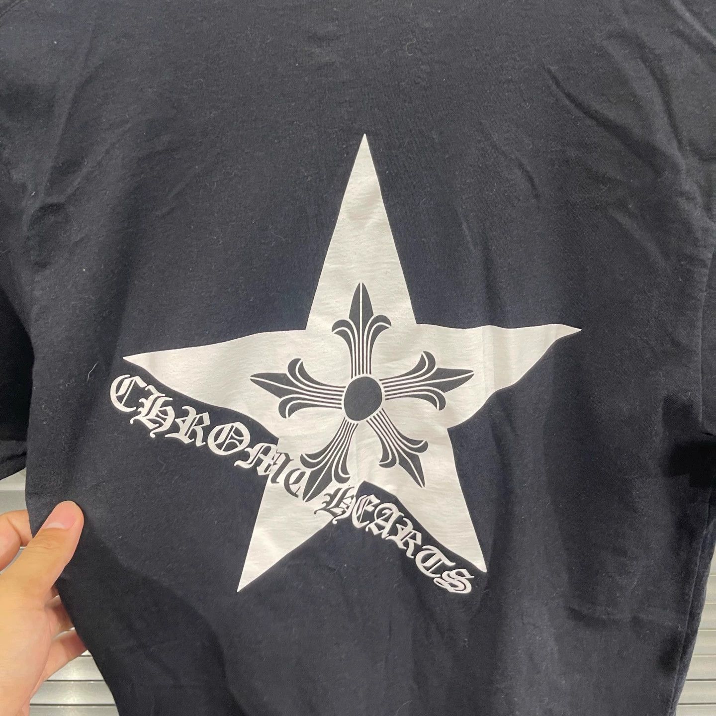 Chrome Hearts Chrome Hearts Pentagram Sanskrit Black Short Sleeve S Size S / US 4 / IT 40 - 6 Thumbnail