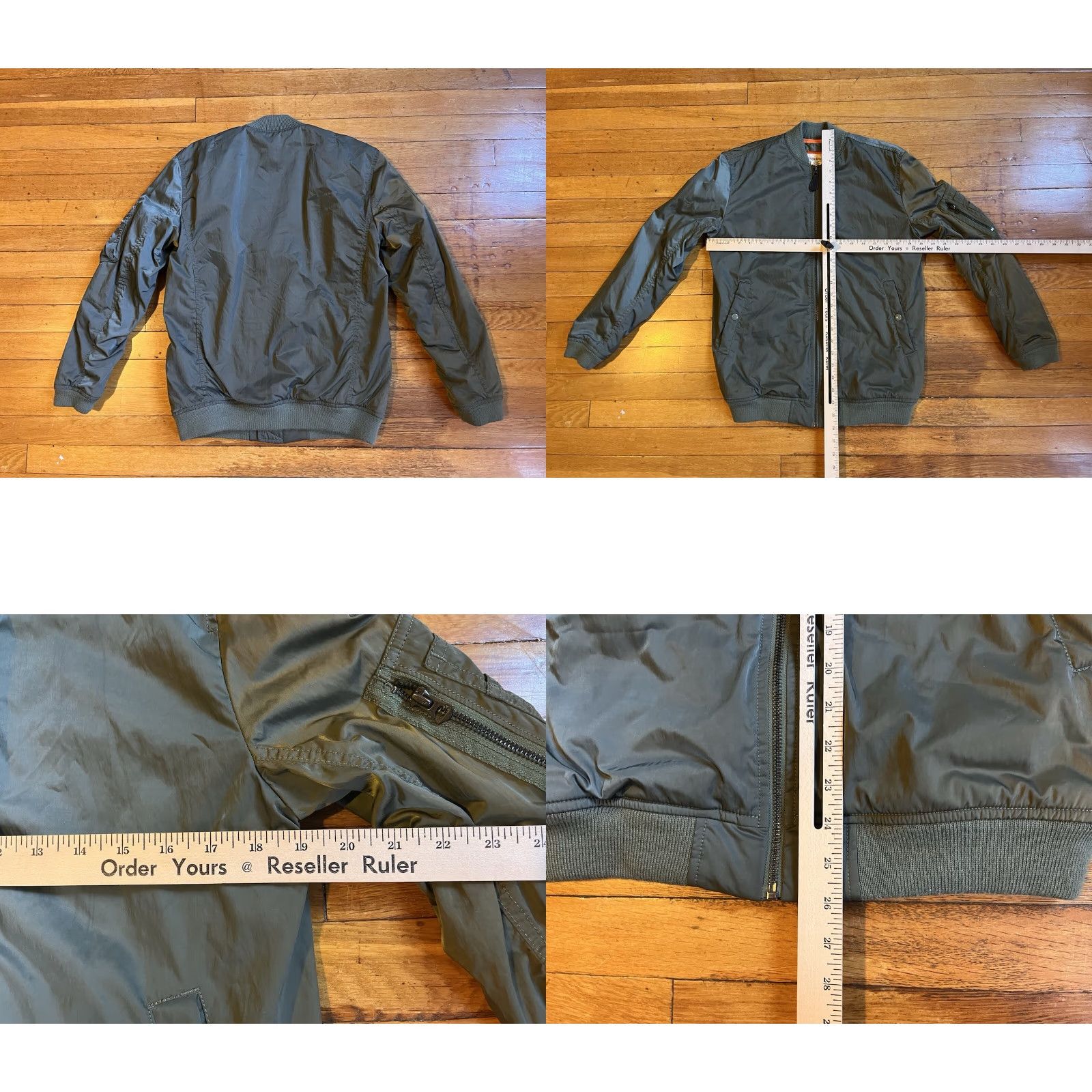 Ralph Lauren Ralph Lauren Denim & Supply Bomber Jacket Mens Small Army Green Shirt Size US S / EU 44-46 / 1 - 8 Thumbnail