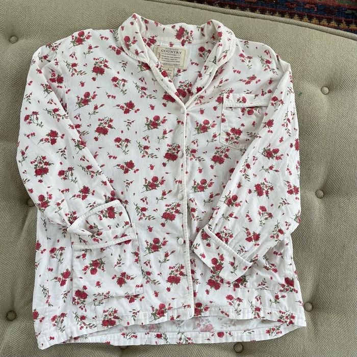 Vintage 90’s Victoria Secret Country waffle floral cardigan