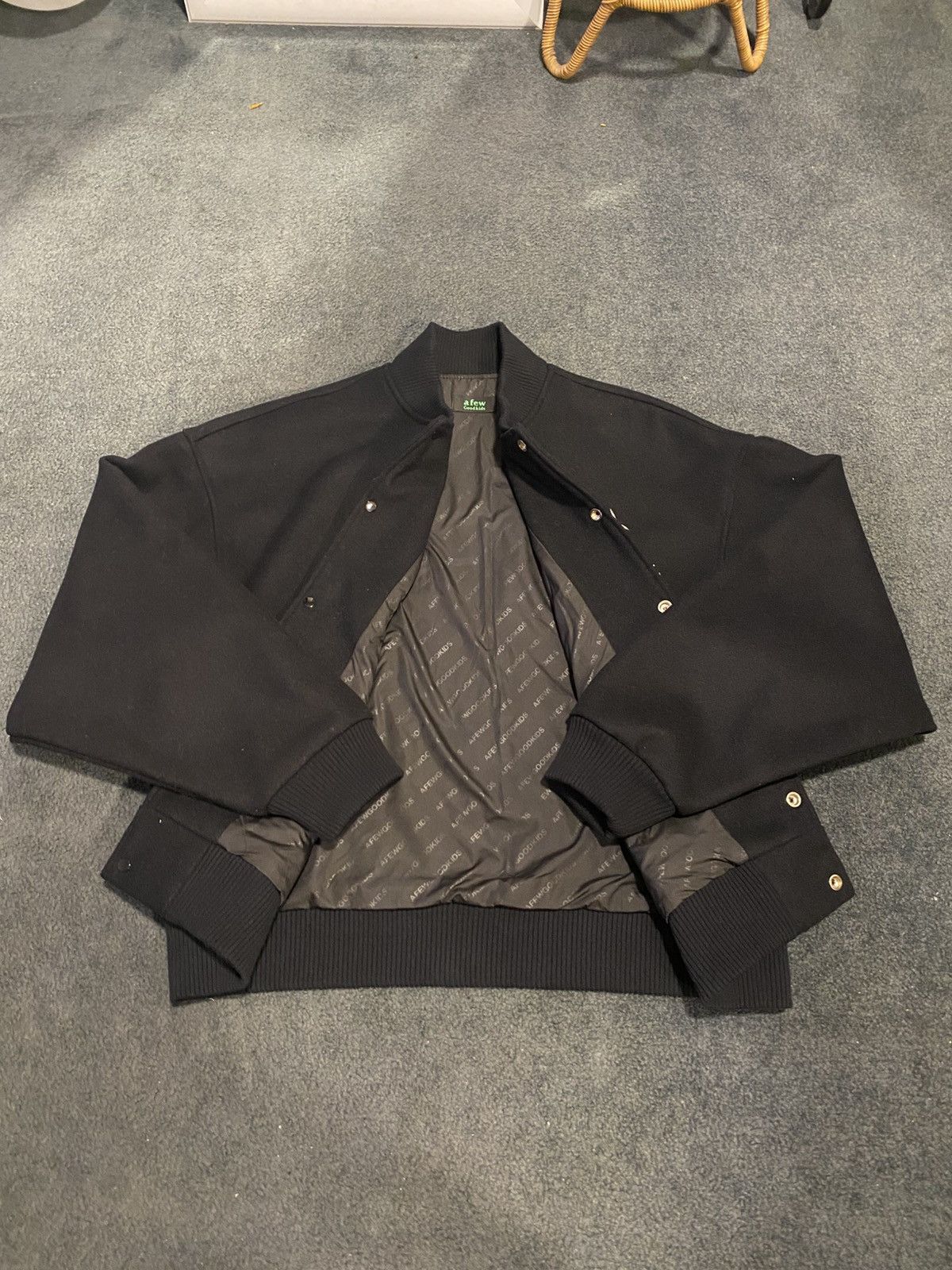 Designer A FEW GOOD KIDS PEACE ANGEL WOOL VARSITY JACKET Size US M / EU 48-50 / 2 - 5 Thumbnail