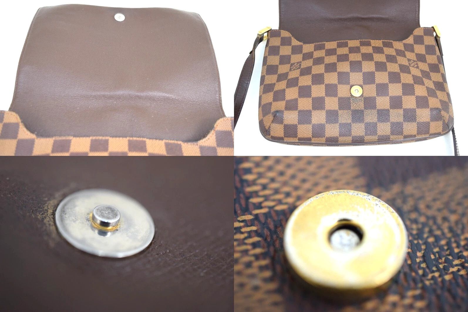 Louis Vuitton Louis Vuitton Musette Tango Crossbody Damier Canvas N51301 Size ONE SIZE - 7 Thumbnail