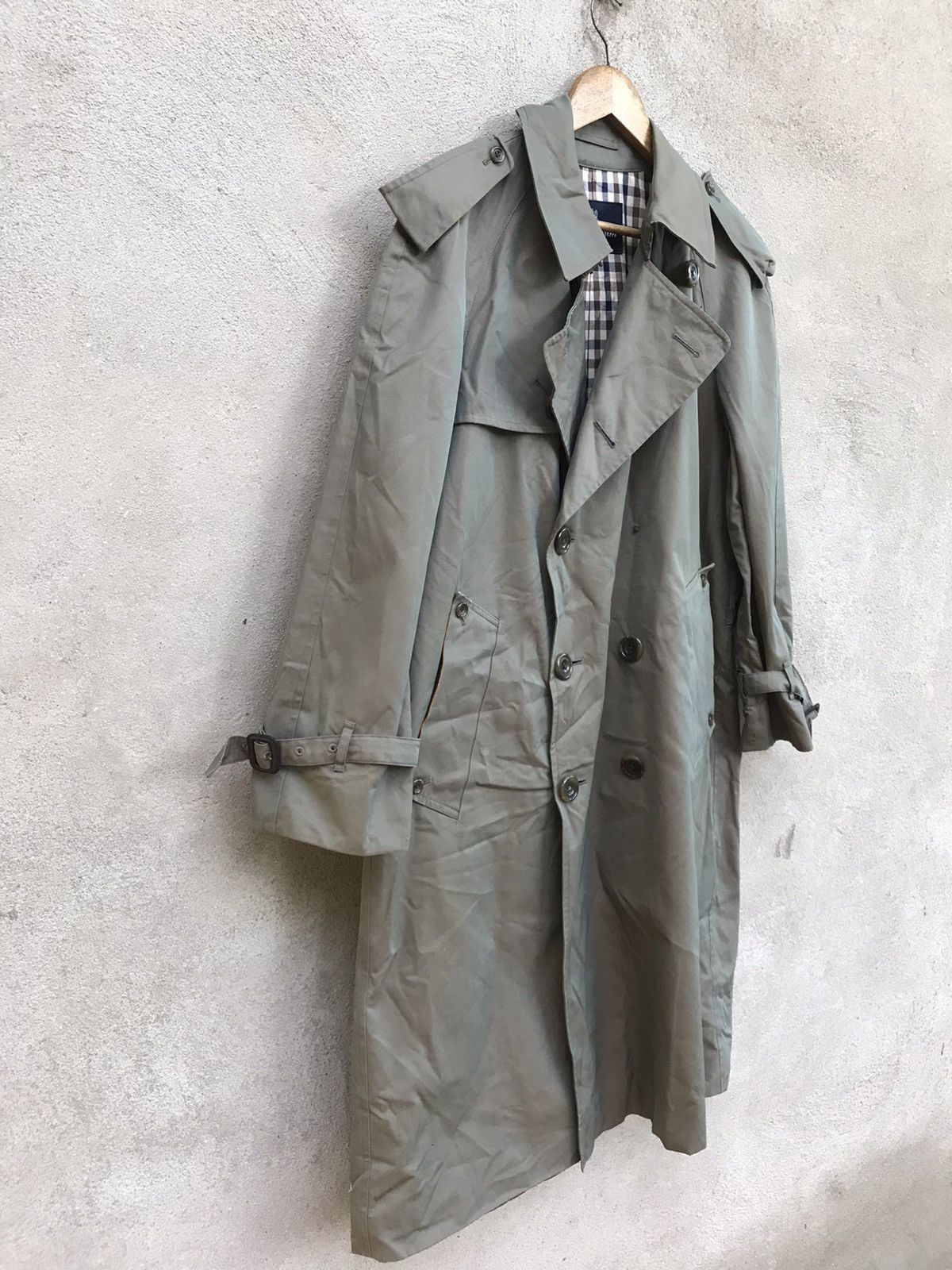 VINTAGE AQUASCUTUM LONDON TRENCH COAT JACKET