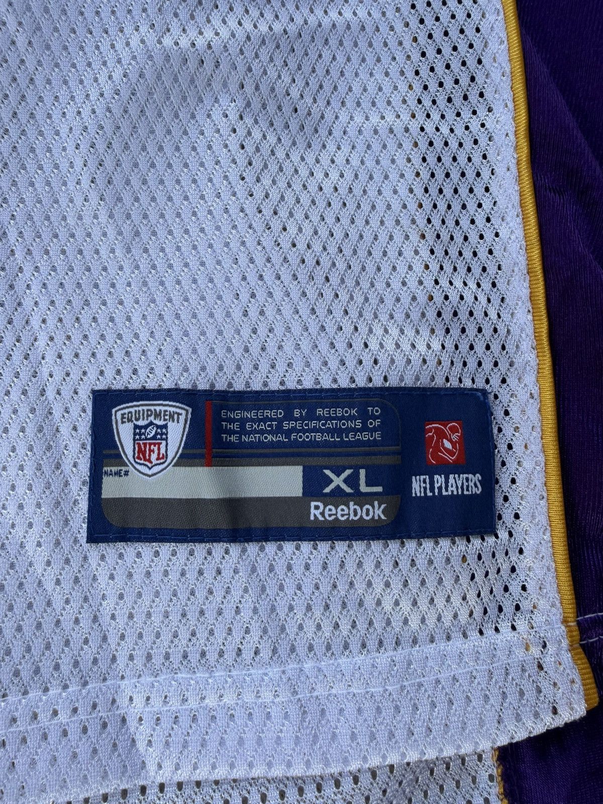 Reebok Vintage Reebok Vikings Brett Favre Jersey Size US XL / EU 56 / 4 - 2 Thumbnail