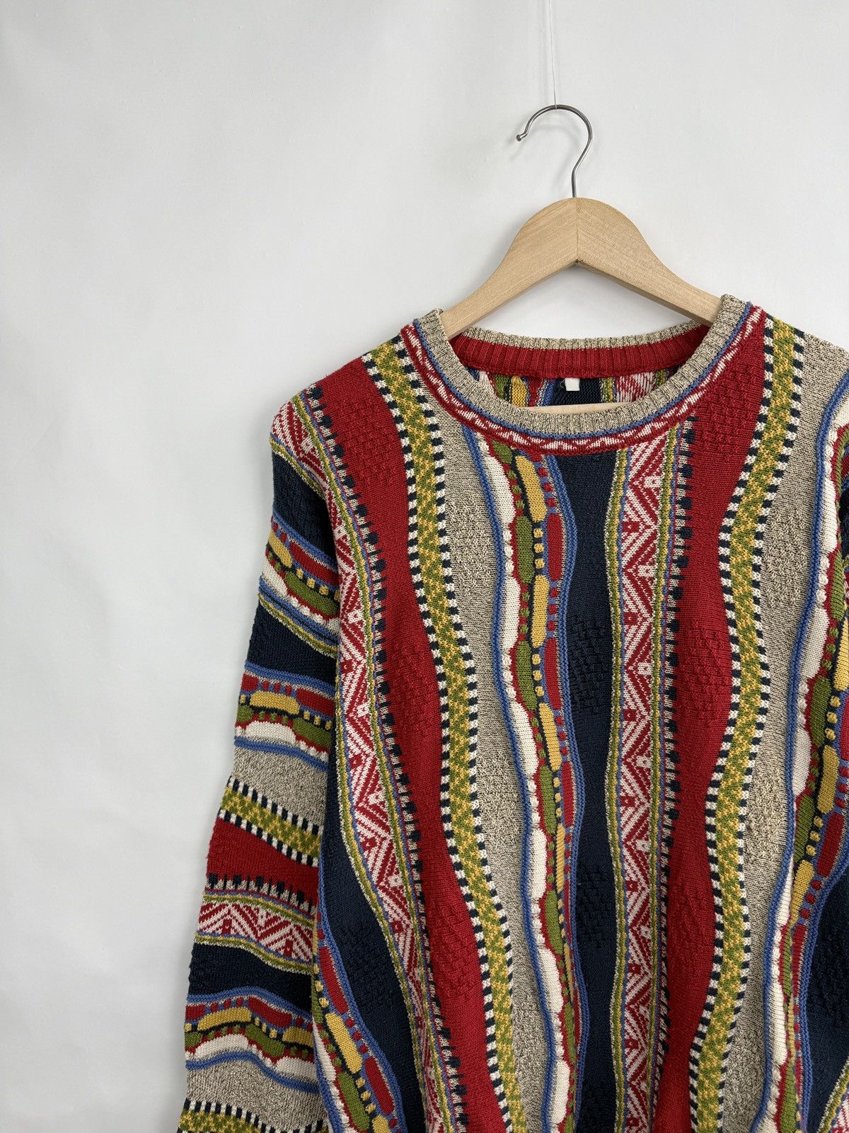 Coogi 🇺🇸 Vintage 90s Rare Sweater Coogi Style Retro Hype Y2K Size US L / EU 52-54 / 3 - 2 Thumbnail