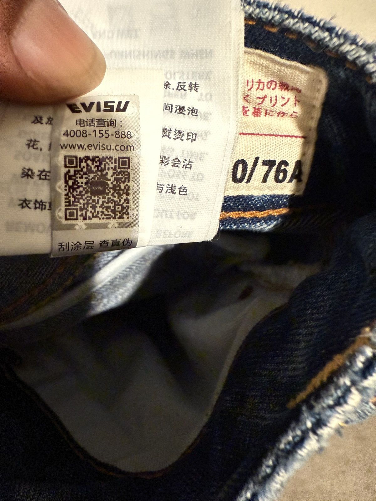 Ev Bravado × Evisu × Who Decides War Evisu x Who Decides War Daicock Carrot Denim Size US 30 / EU 46 - 9 Thumbnail