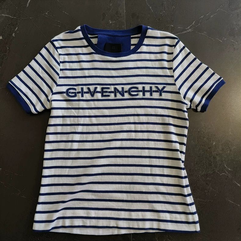 Givenchy Givenchy Striped Short Sleeve Top - dmc Size US M / EU 48-50 / 2 - 1 Thumbnail