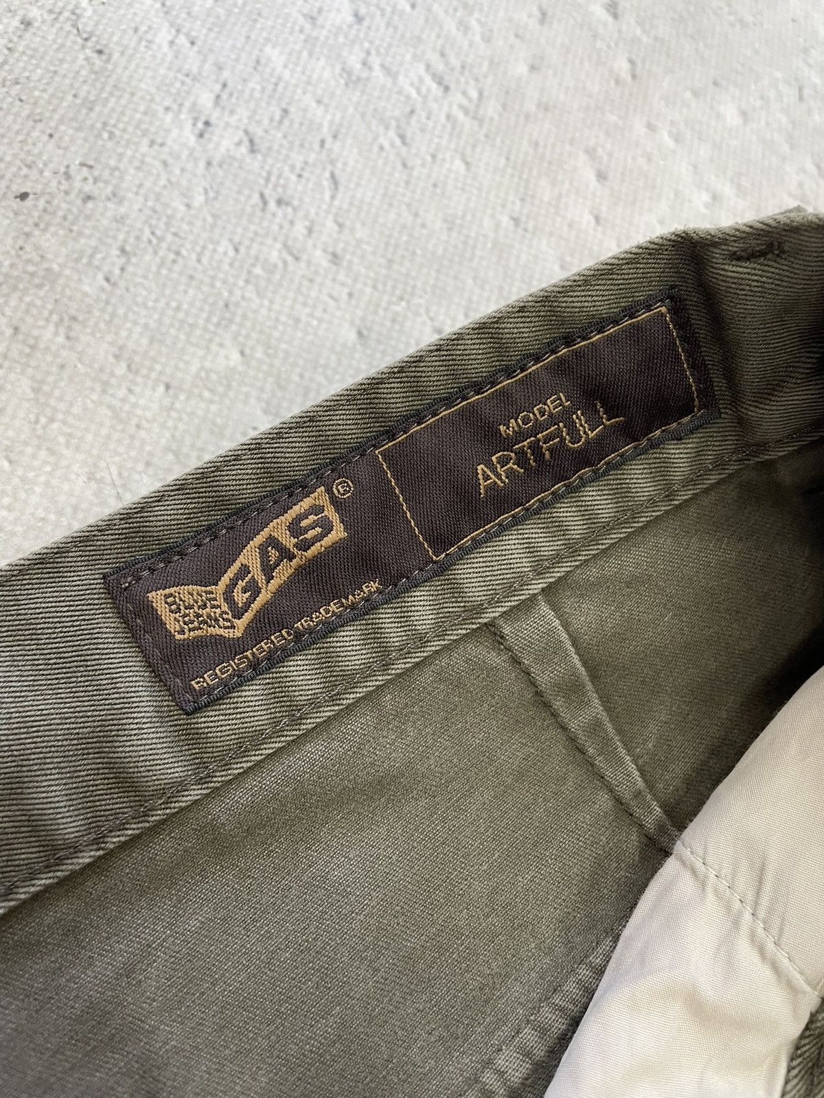 GAS Junya watanabe green workwear cargo pants carpenter utility Size US 33 - 7 Thumbnail
