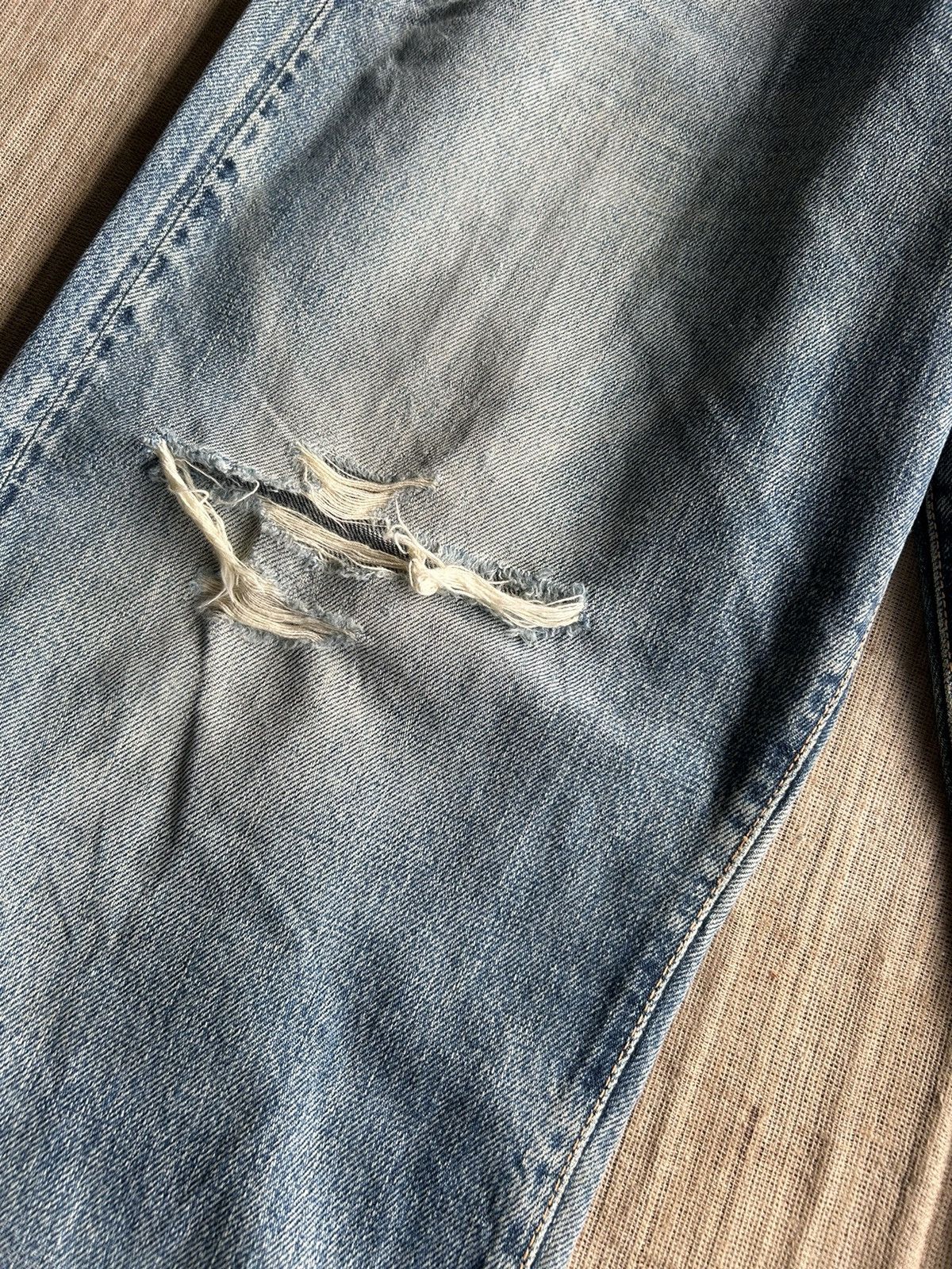 Evisu Vintage Evisu Yamane Selvedge distressed denim jeans Size US 30 / EU 46 - 10 Thumbnail