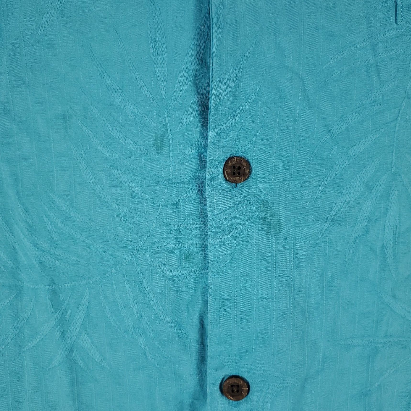 Tommy Bahama Tommy Bahama Shirt Mens 2XL Blue Hawaiian Button-Up Short Sleeve Silk, Casual, Silk, 2XL, Blue, Hawaiian, Tommy Bahama Mens Shirt Size US XXL / EU 58 / 5 - 3 Thumbnail