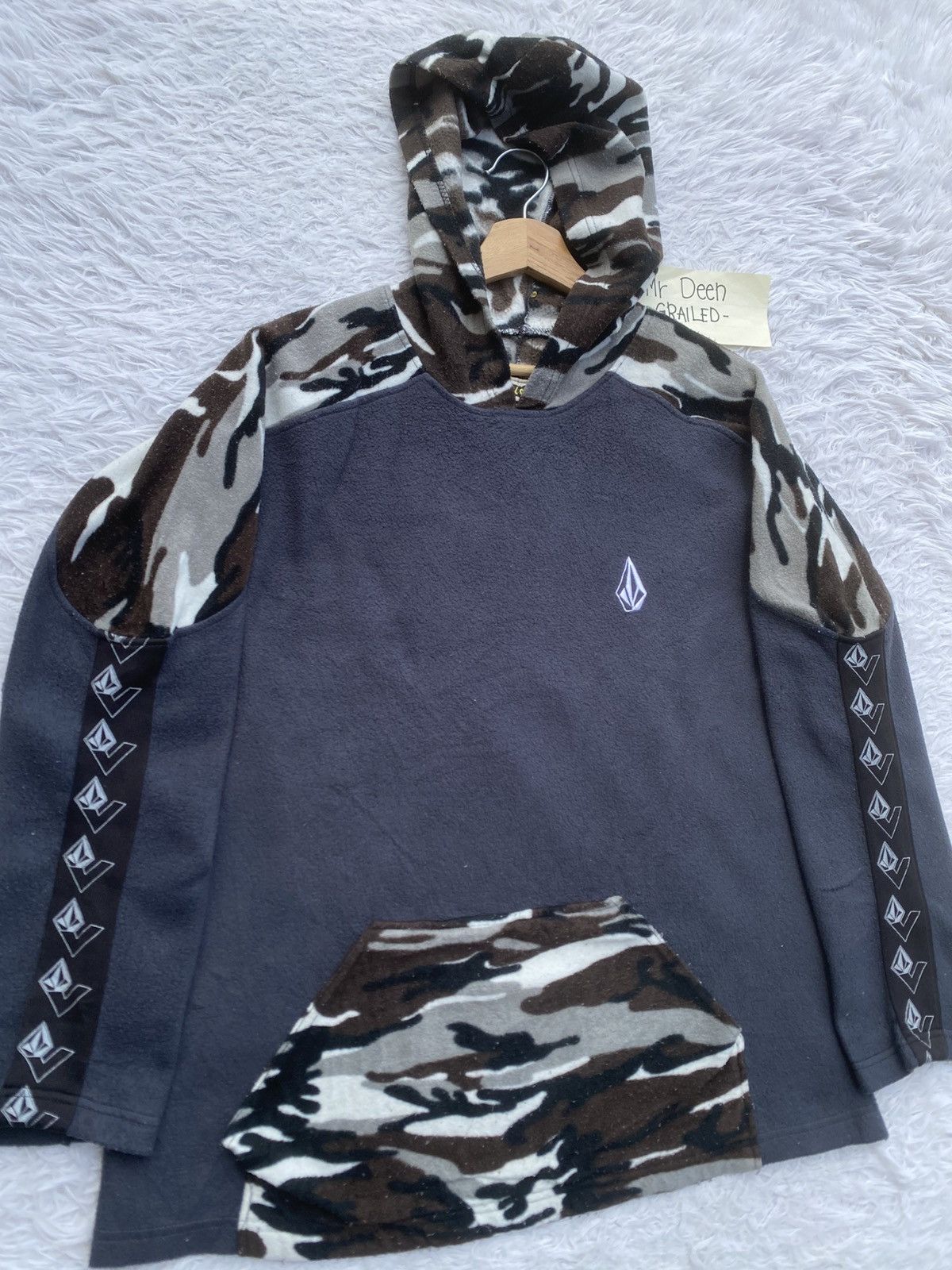 Volcom Rare Volcom Fleece Grey Hoodie Size US L / EU 52-54 / 3 - 7 Thumbnail