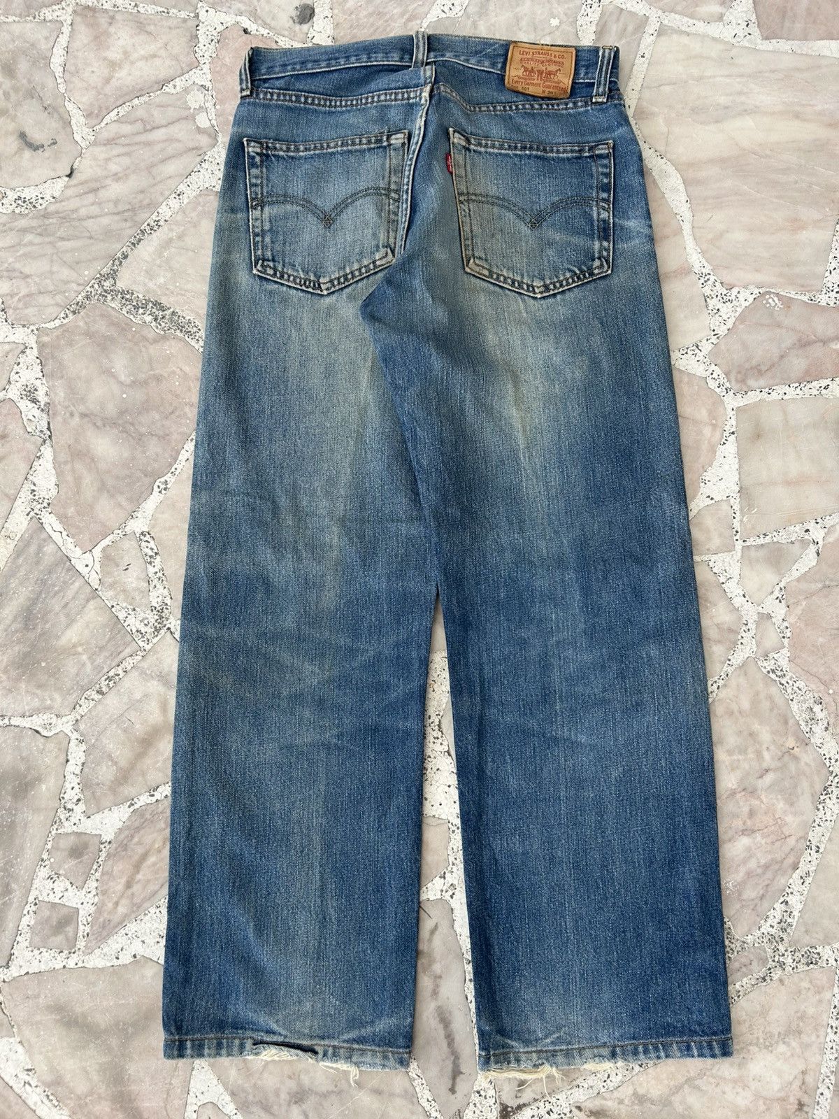 Levi's Levis 503 90s Vintage Distress Denim Size US 29 - 2 Thumbnail