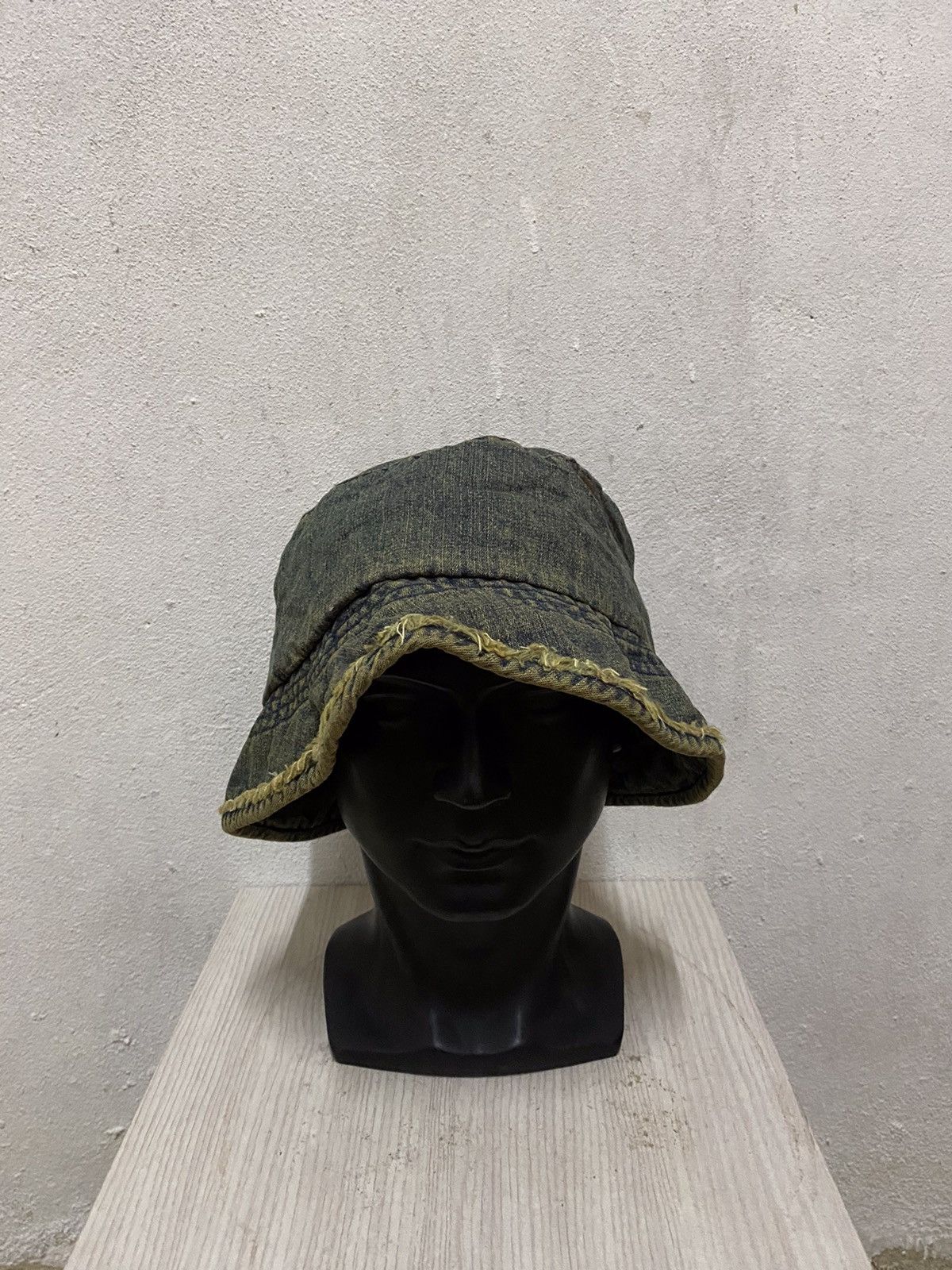 Japanese Brand Japanese Brand Denim Bucket Hat Size ONE SIZE - 2 Thumbnail
