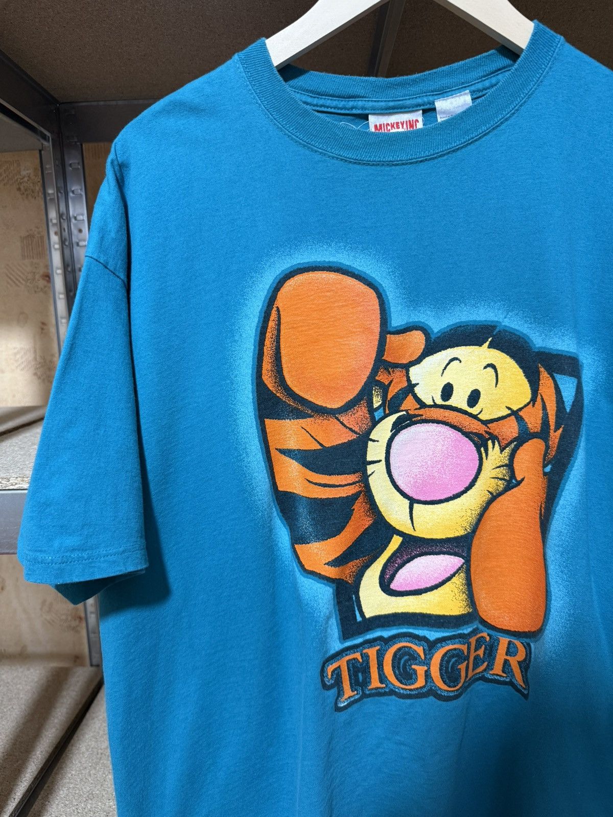 Disney × Vintage Vintage 90s Walt Disney Tigger made in USA t-shirt Y2K Hype Size US L / EU 52-54 / 3 - 3 Thumbnail