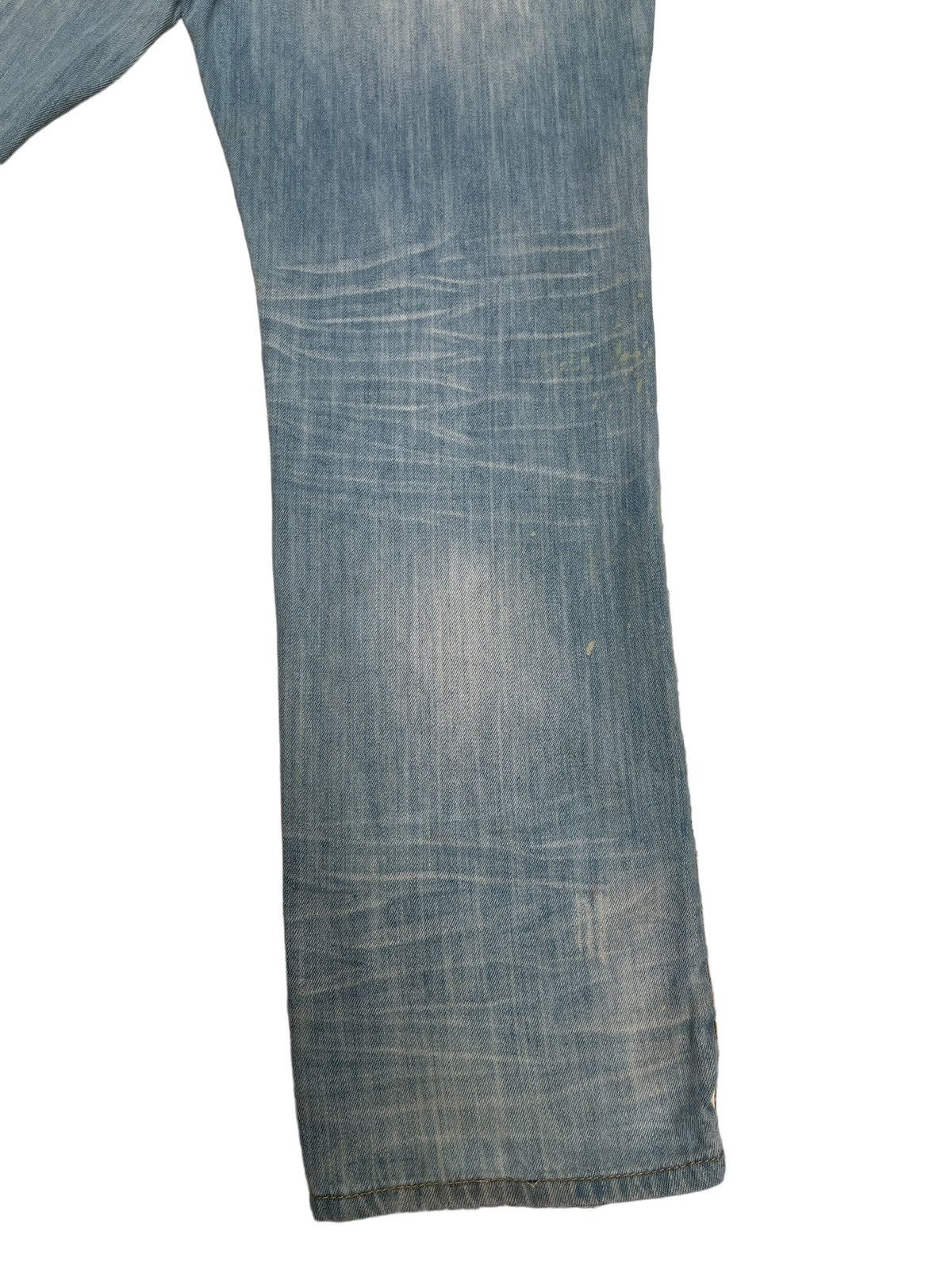 If Six Was Nine × Japanese Brand Rare Design Vintage Brand R.Sole Ripped Baggy Jeans 2000s Size US 37 - 8 Thumbnail