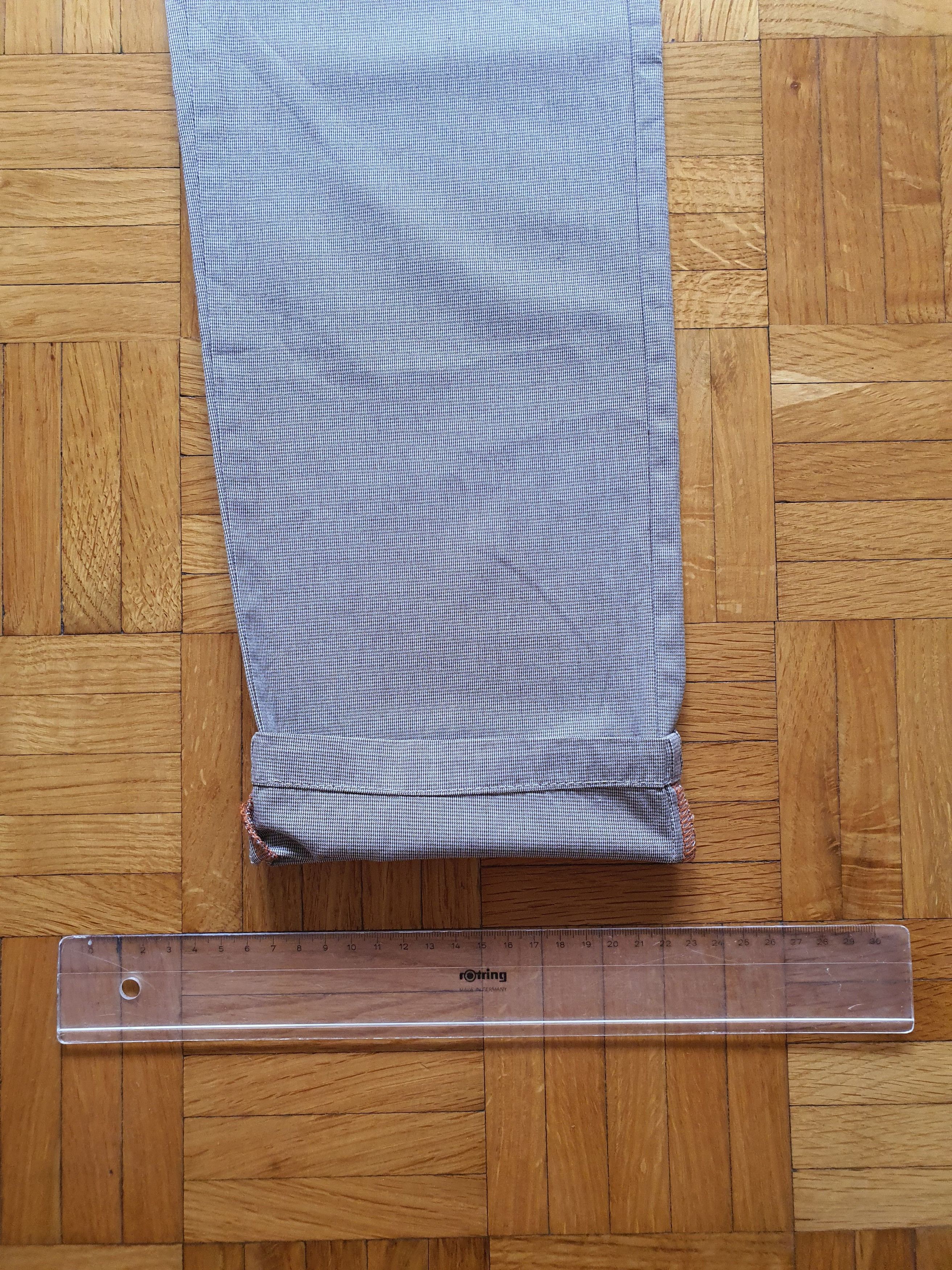 Other JOHN BARRITT - Casual Chinos Trousers - Microcheck, Tapered Size US 30 / EU 46 - 9 Thumbnail