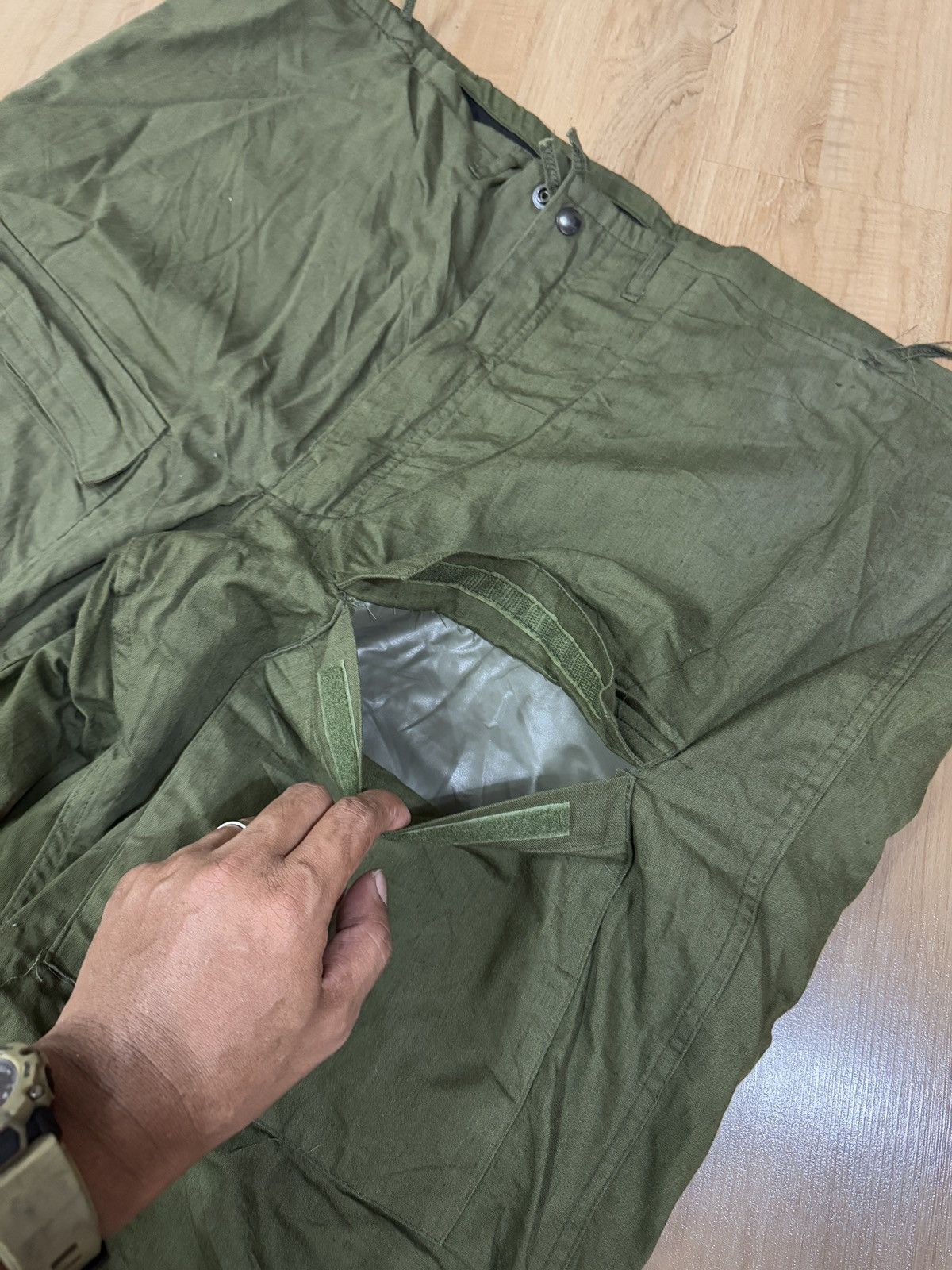 Vintage VINTAGE 70’S US ARMY CHEMICAL PROTECTION TROUSER Size US 44 / EU 60 - 2 Thumbnail