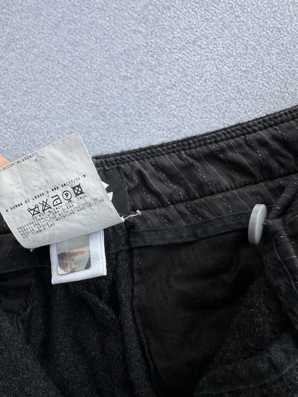 Dolce & Gabbana × Vintage Vintage Dolce&Gabbana Woman Wool Black Straight Pants Size US 34 / EU 50 - 8 Thumbnail
