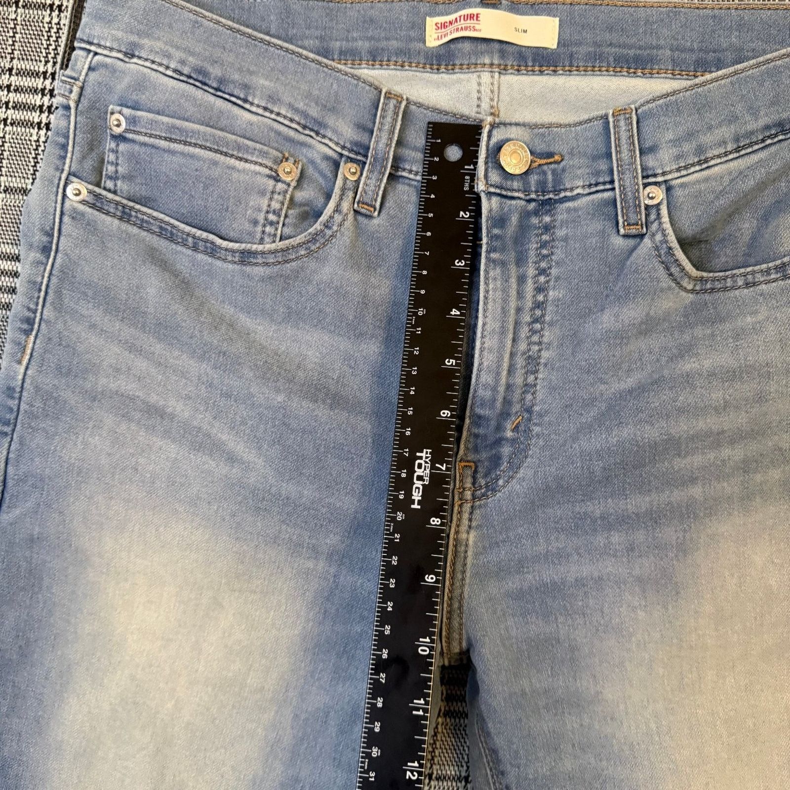 Levi's Signature Levi Strauss Men Jeans Light Wash Denim Slim 34x32 Size US 34 / EU 50 - 4 Thumbnail