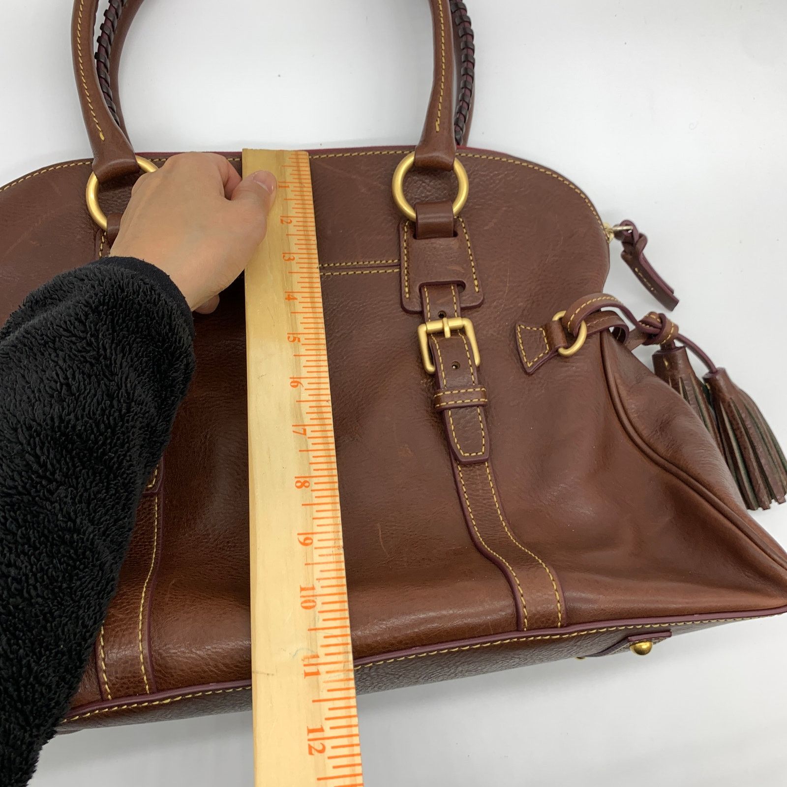 Dooney & Bourke Dooney & Bourke Florentine Leather Purse Domed Buckle Size ONE SIZE - 5 Thumbnail