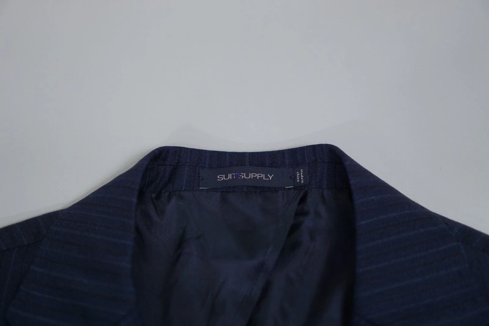Suitsupply Men Suitsupply Blazer La Spalla Blue Wool Reda 25 UK/US40S Size 40S - 3 Thumbnail