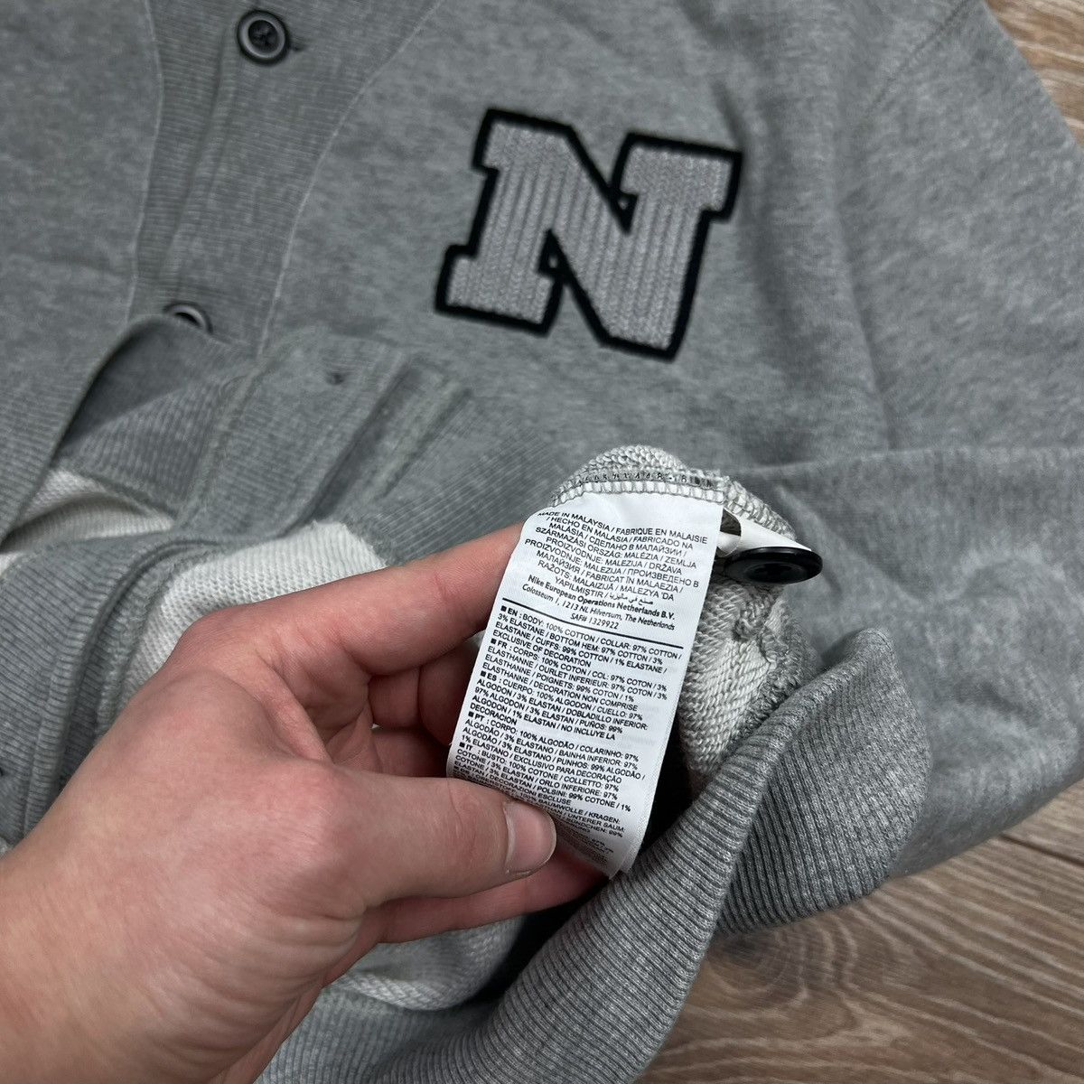 Nike 00s Nike Button Up Vintage Avant Garde Cardigan Jacket Size US L / EU 52-54 / 3 - 10 Thumbnail