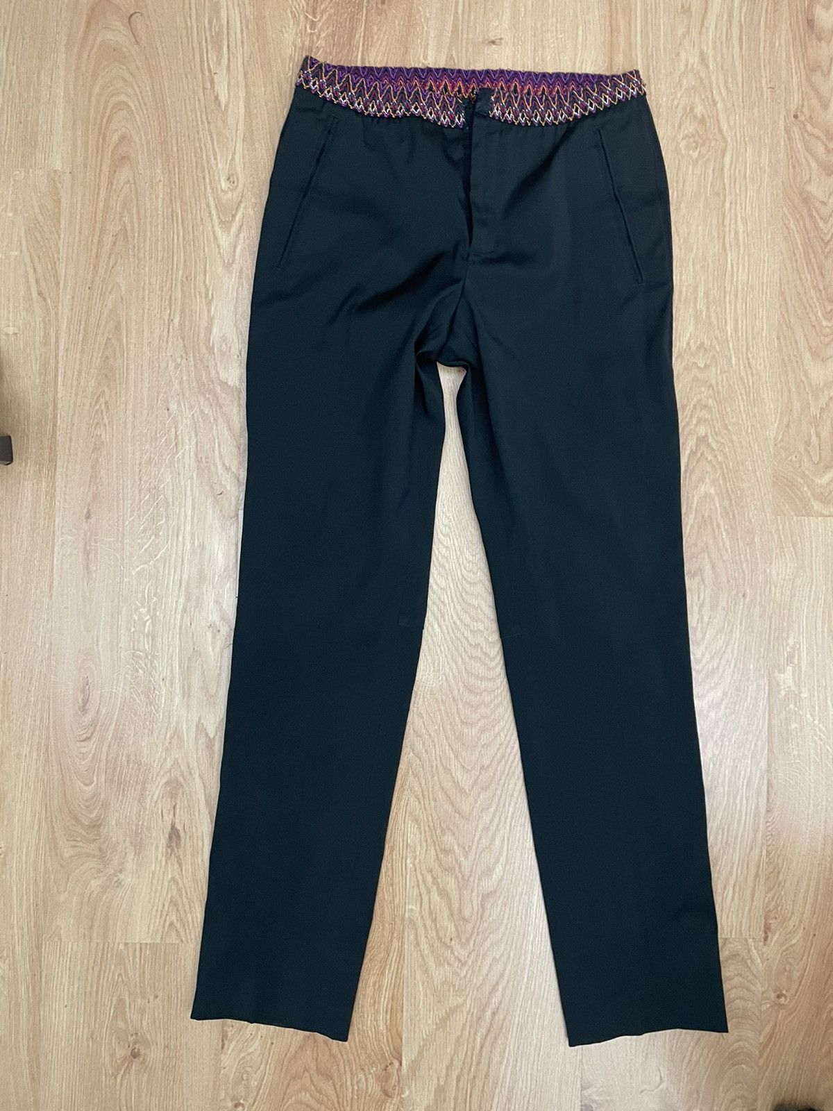 Prada Black business trousers Size US 31 - 1 Thumbnail