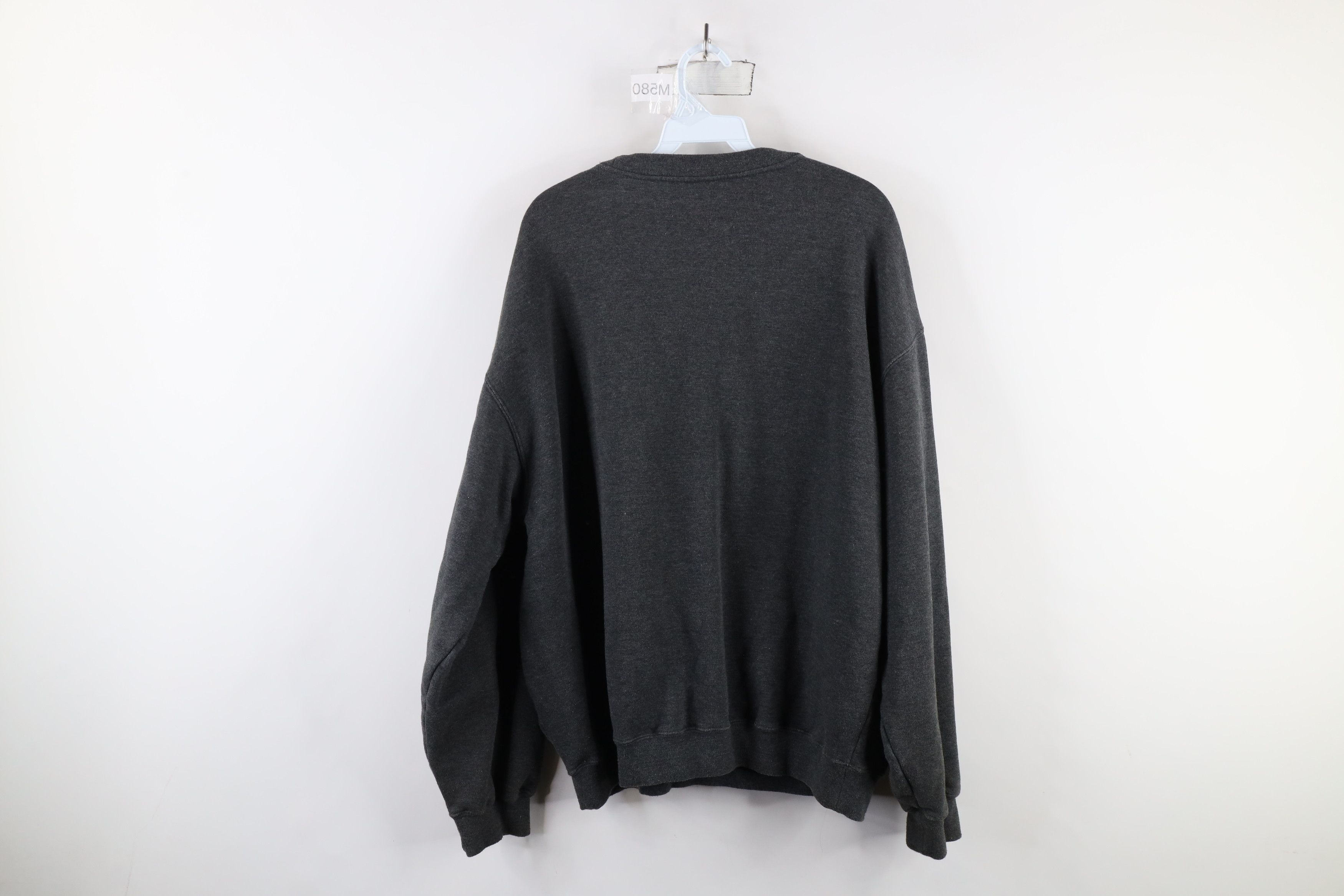Vintage Vintage 90s Streetwear Blank Crewneck Sweatshirt Gray Size US XL / EU 56 / 4 - 12 Thumbnail