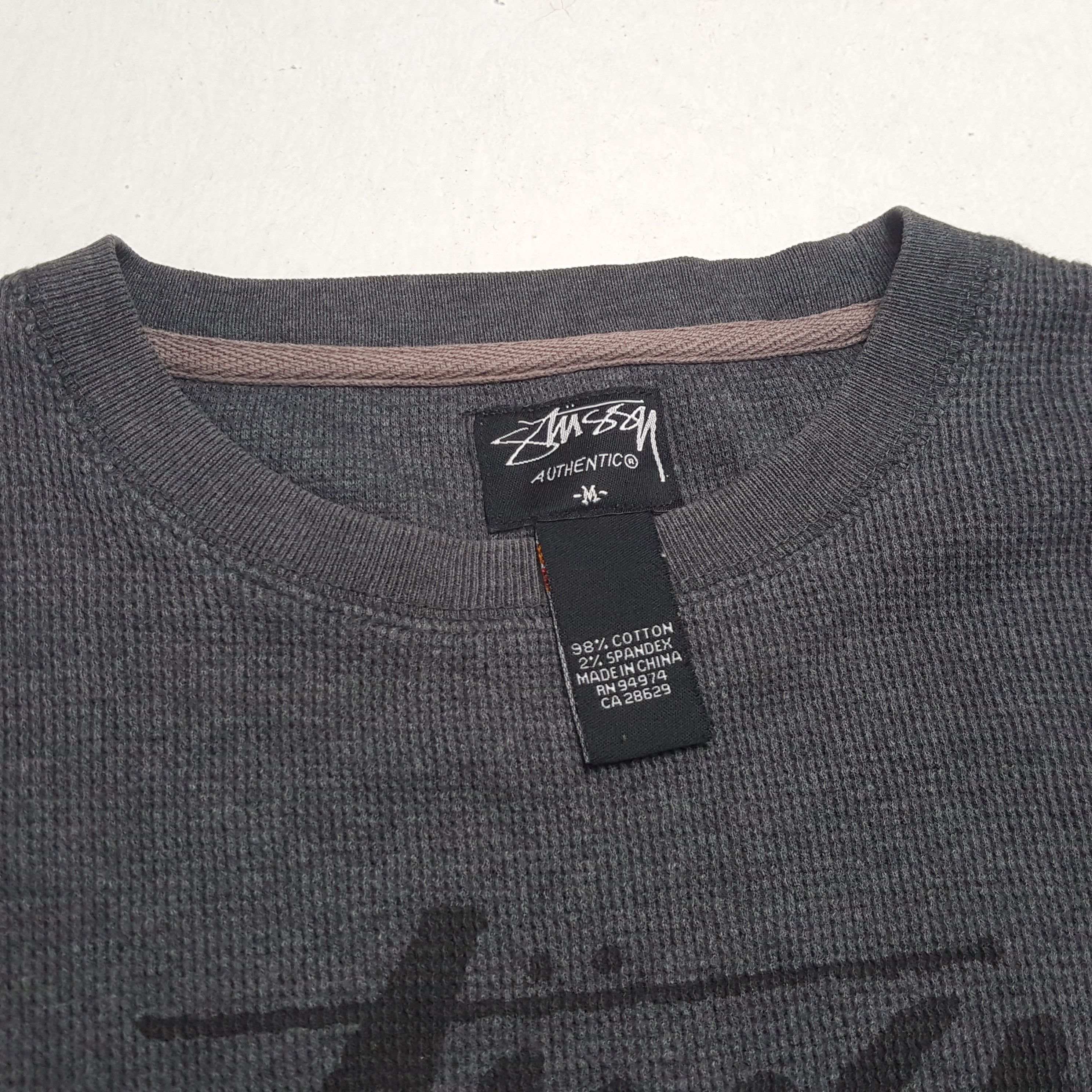 Stussy × Vintage Vintage STUSSY Streetwear Skateboard Style Sweatshirts Size US M / EU 48-50 / 2 - 10 Thumbnail