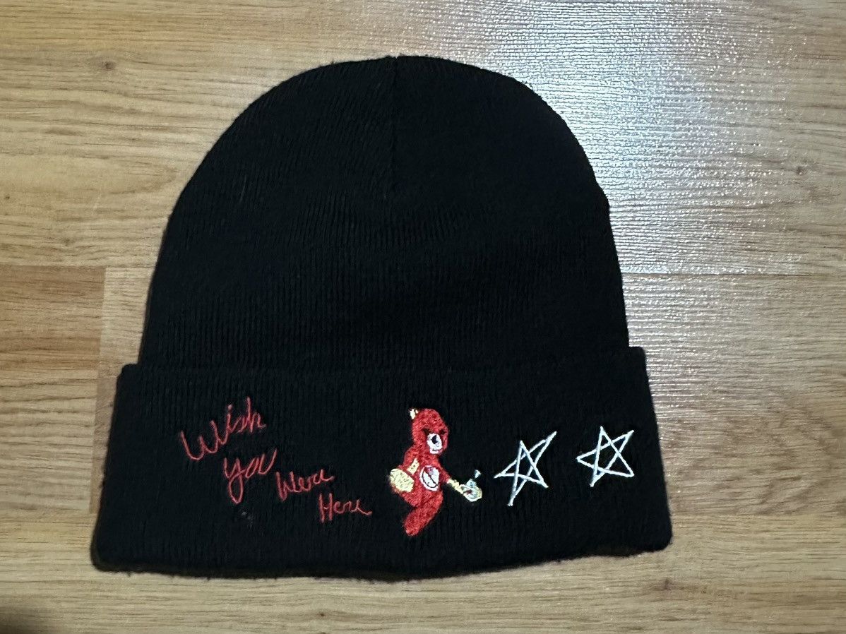 Travis Scott Travis Scott Astroworld Wish You Were Here Beanie Size ONE SIZE - 1 Thumbnail