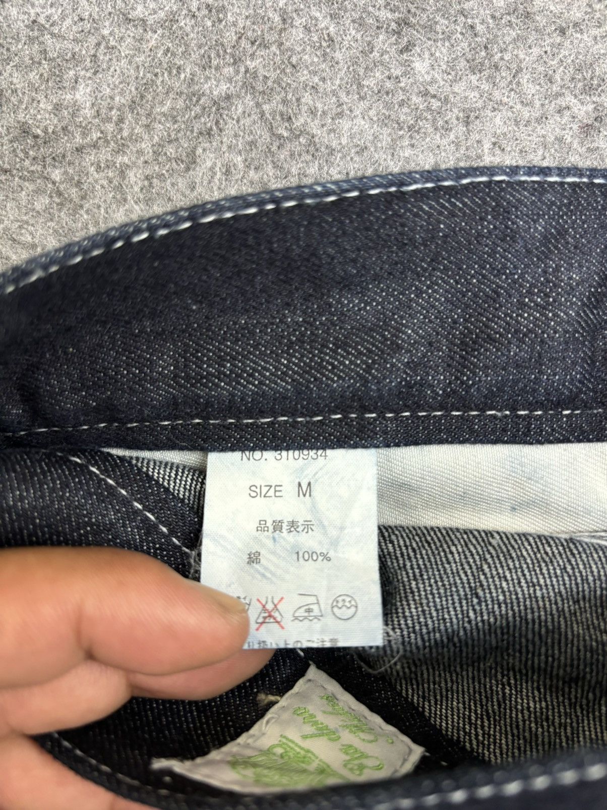 Japanese Brand 💥 Japan Style💥Eta Doro Midas Rare Design Slim Denim F511 Size US 31 - 15 Thumbnail