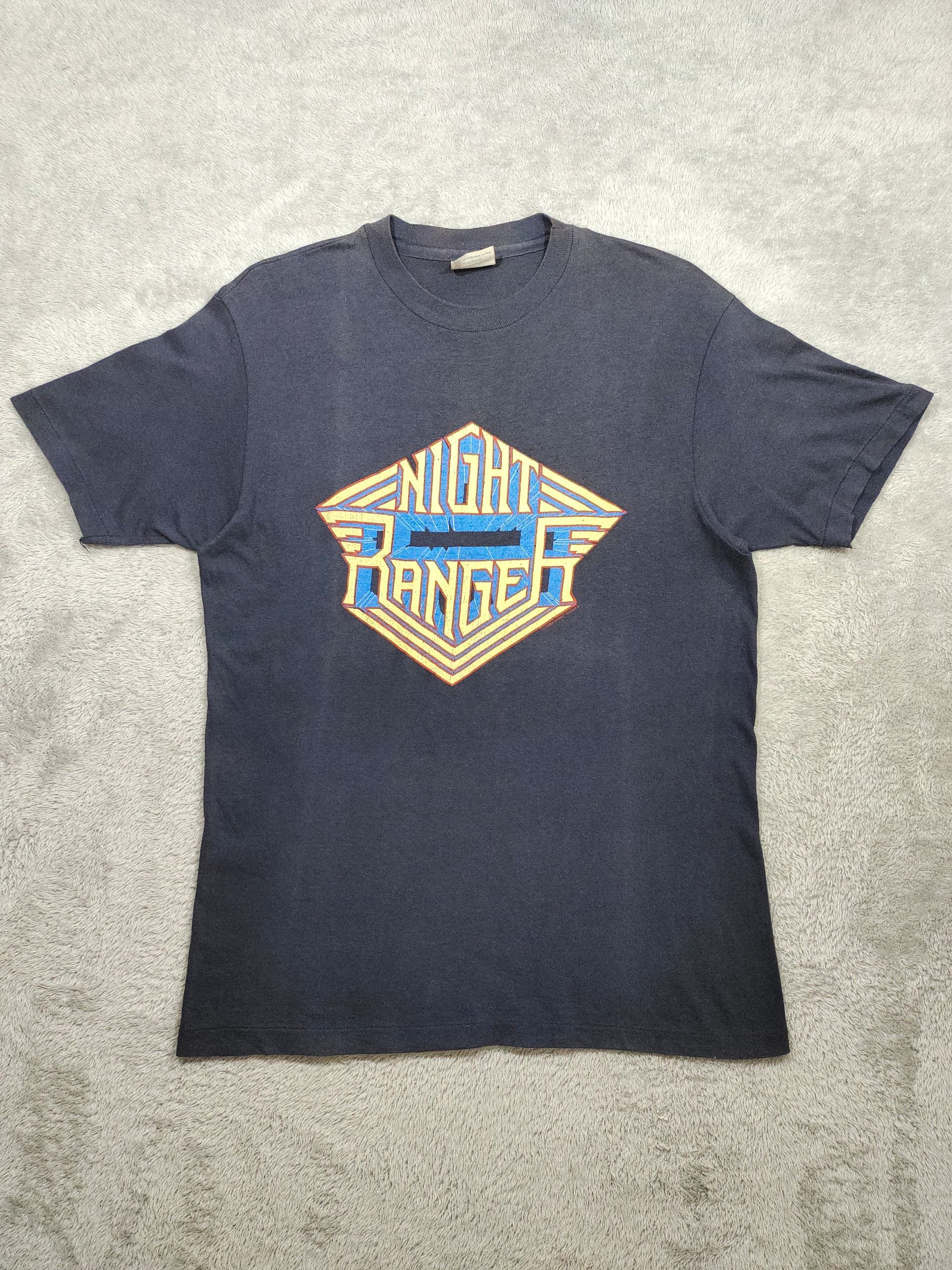 Band Tees VINTAGE DISTRESSED NIGHT RANGER DAWN PATROL TOUR 83 T SHIRT Size US L / EU 52-54 / 3 - 1 Thumbnail