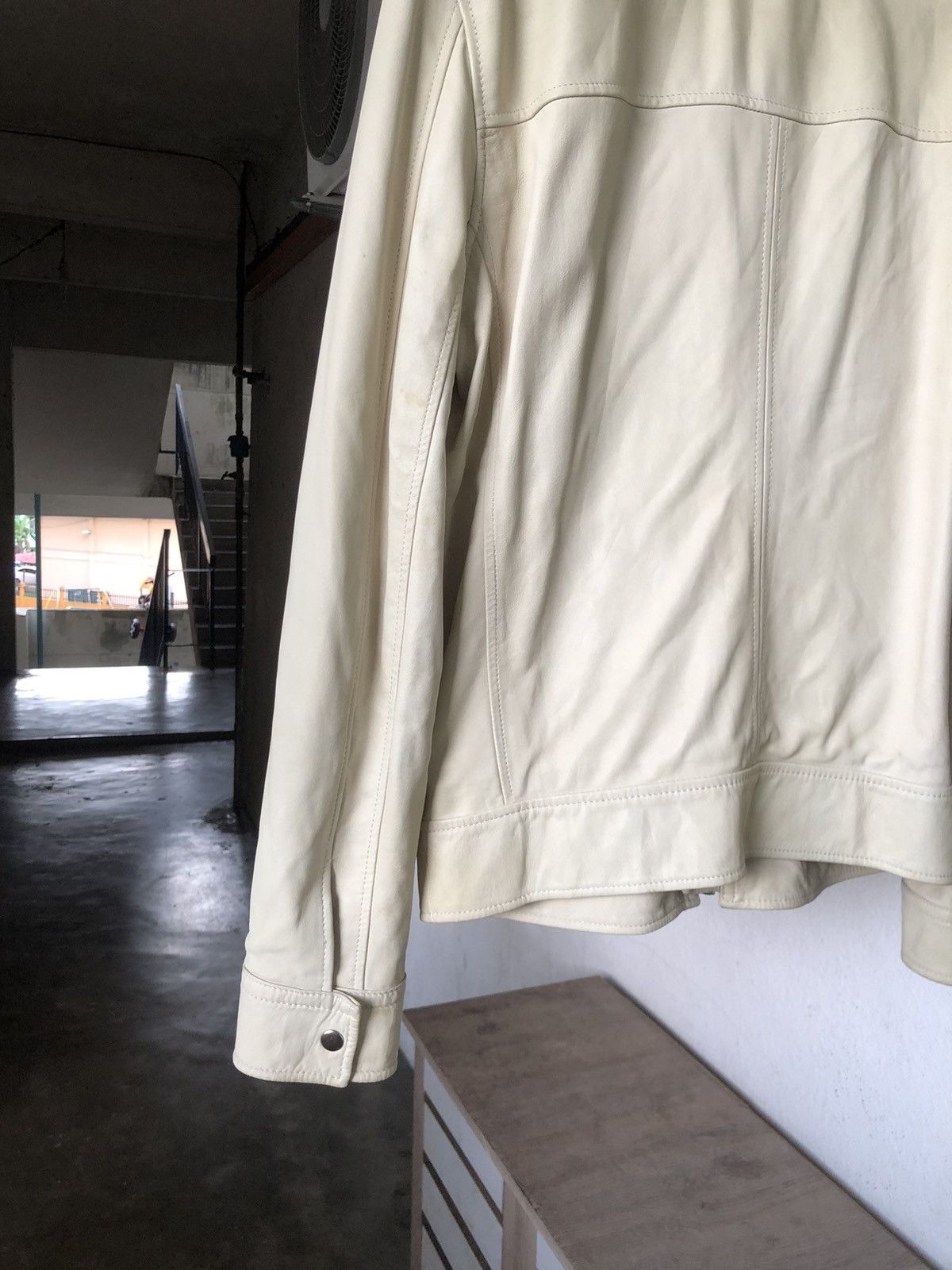 J.Lindeberg Vintage J. Lindebert Distressed Lamb Skin Leather Jacket Size US M / EU 48-50 / 2 - 7 Thumbnail