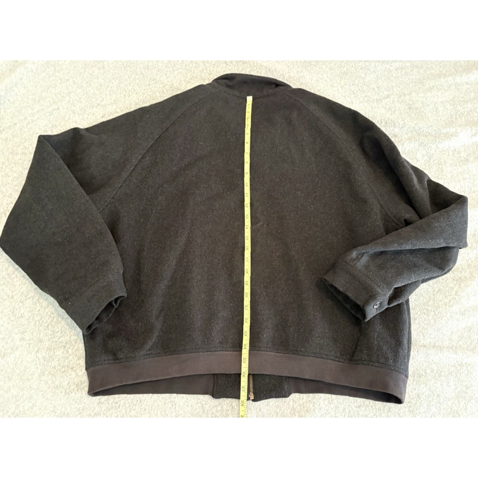 Polo Ralph Lauren VINTAGE Polo Ralph Lauren Wool Bomber Jacket Coat Gray Full Zip Pony Men XXL 2XL Size US XXL / EU 58 / 5 - 6 Thumbnail