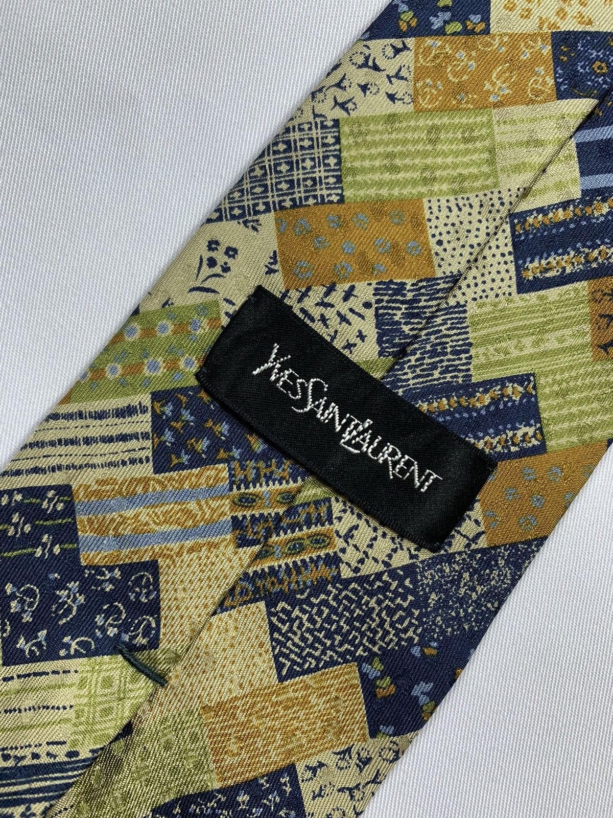 Yves Saint Laurent YvesSaintLaurent slik Tie Size ONE SIZE - 3 Thumbnail
