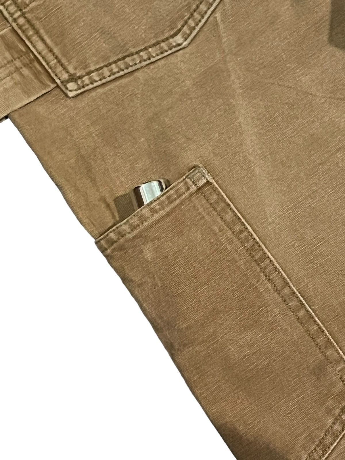 The Real McCoy's Vintage 90s The Real McCoys Khaki Double Knee Workwear Pants Size US 30 / EU 46 - 14 Thumbnail