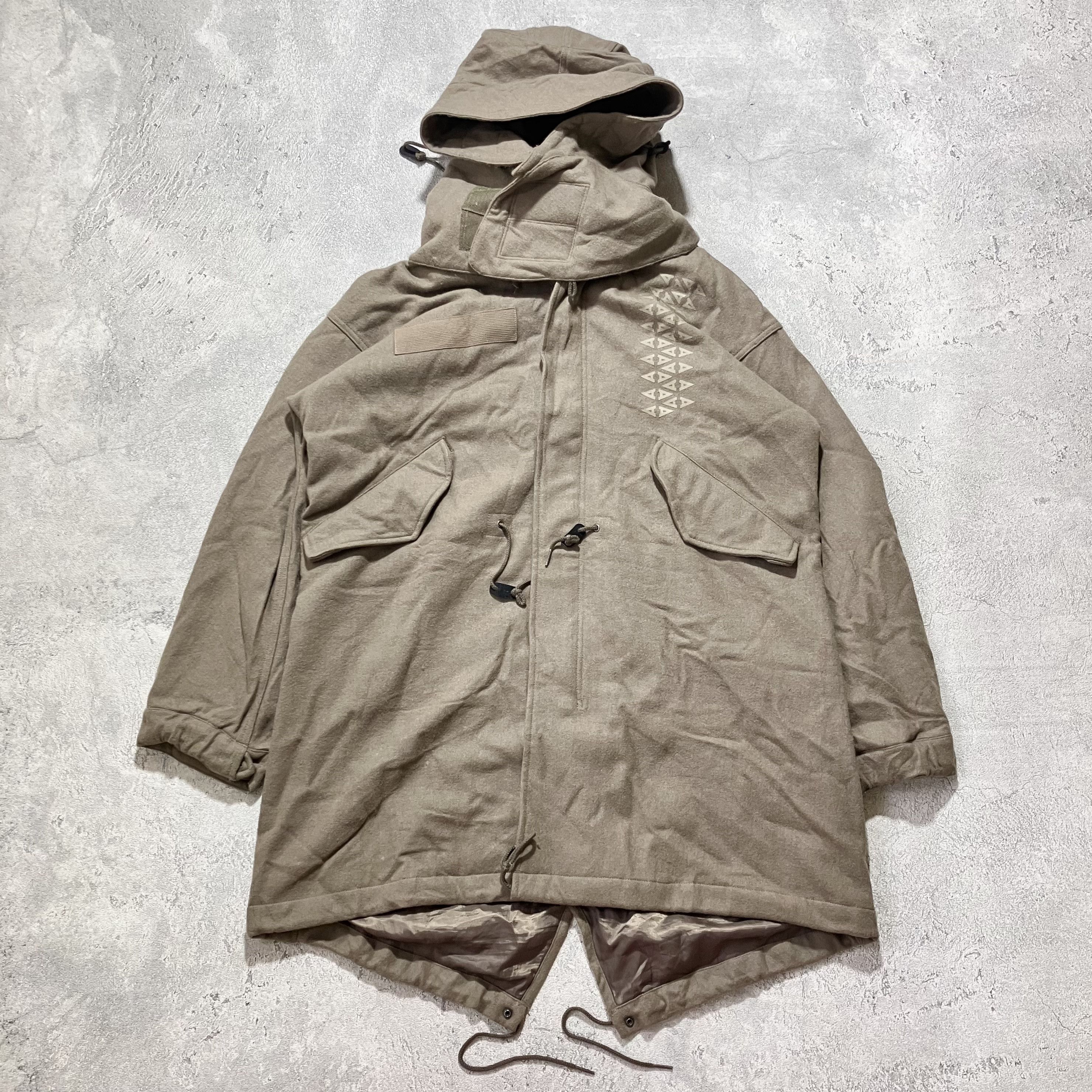 Fragment Design Fragment design X Clane melton wool M-65 long coats Size US XL / EU 56 / 4 - 1 Thumbnail