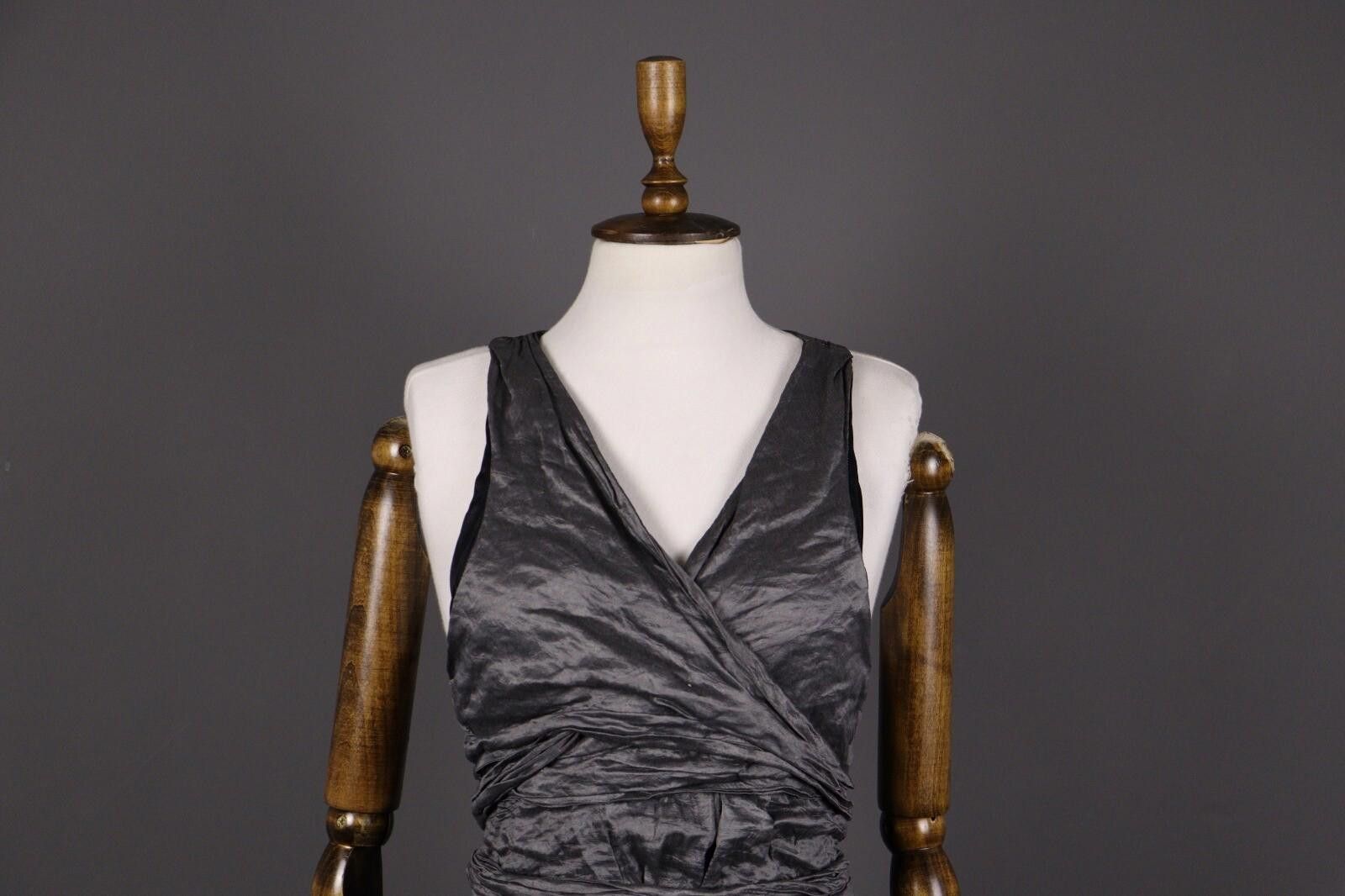 Designer Sarah Pacini Stunning Gray Bubble Dress Dress Size 4 L / XL Size S / US 4 / IT 40 - 2 Thumbnail