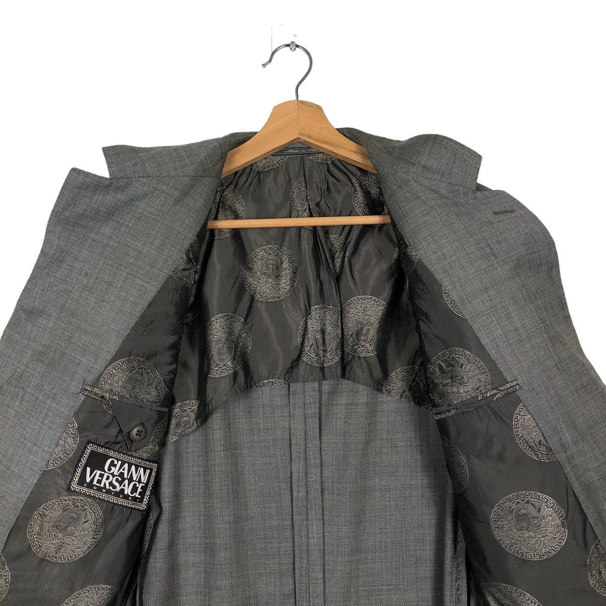 Versace 🔥Double Breast Suits Coat Gianni Versace Size US M / EU 48-50 / 2 - 11 Thumbnail