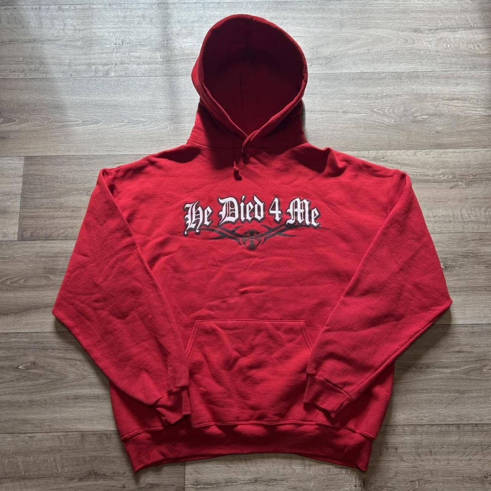 West Coast Choppers Vintage Red Jesus Hoodie West Coast Choppers style hoodie XL Size US XL / EU 56 / 4 - 2 Thumbnail