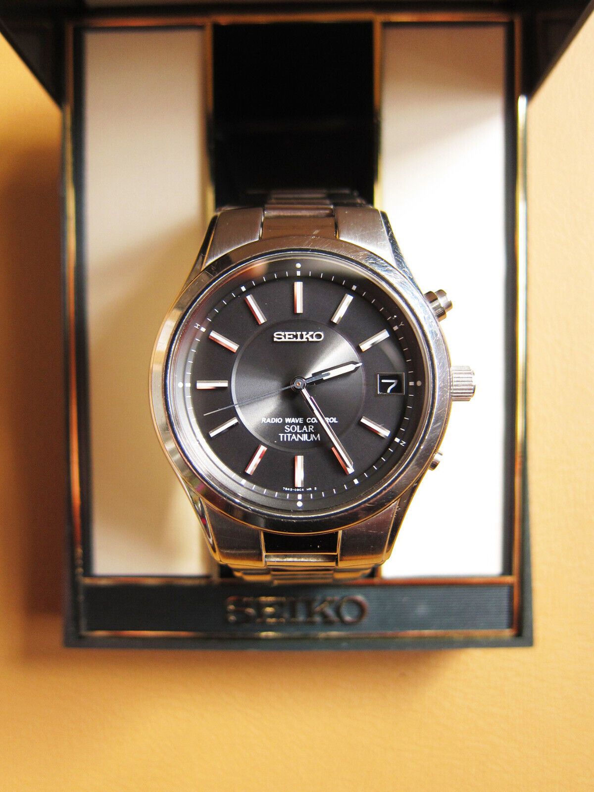 Seiko SEIKO 7B42-0AN0 Solar RadioWave Control Titanium Men's Watch Size ONE SIZE - 9 Thumbnail