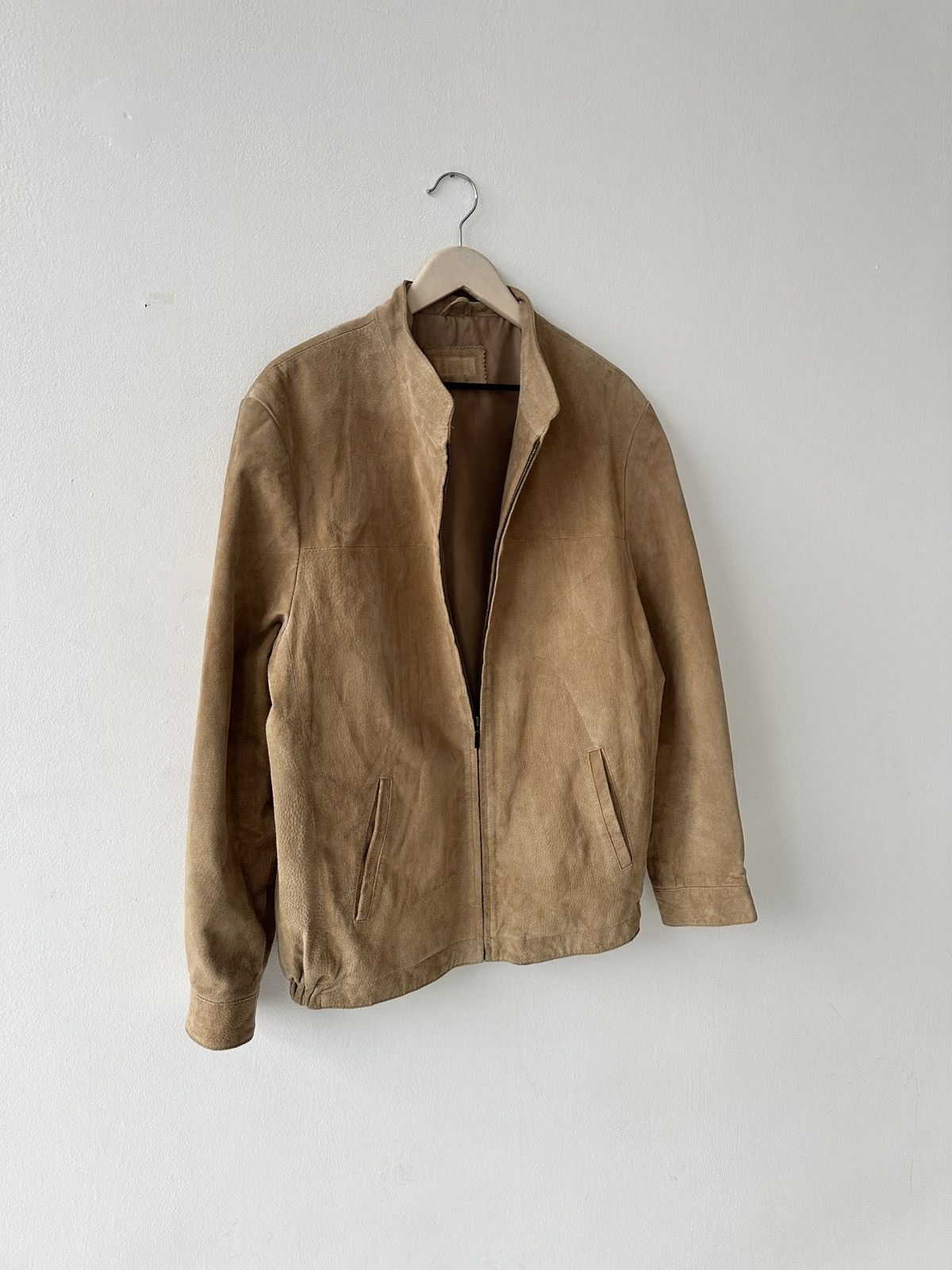Genuine Leather × Vintage Vintage Leather Suede Jacket Size US L / EU 52-54 / 3 - 3 Thumbnail